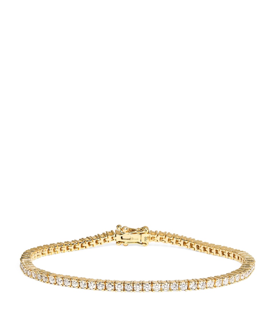Yellow Gold and Diamond Tennis Bracelet (2.00ct)