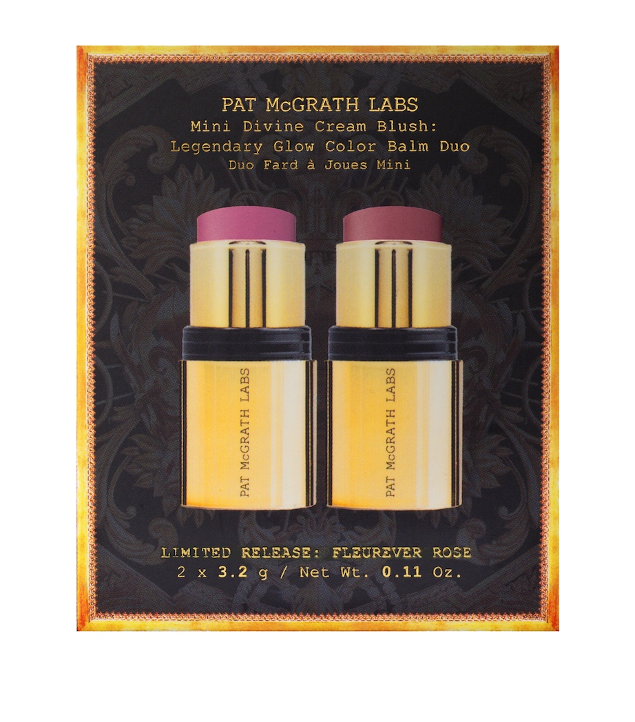 Mini Divine Cream Blush: Legendary Glow Color Balm Duo Set FLEUREVER ROSE Image 2