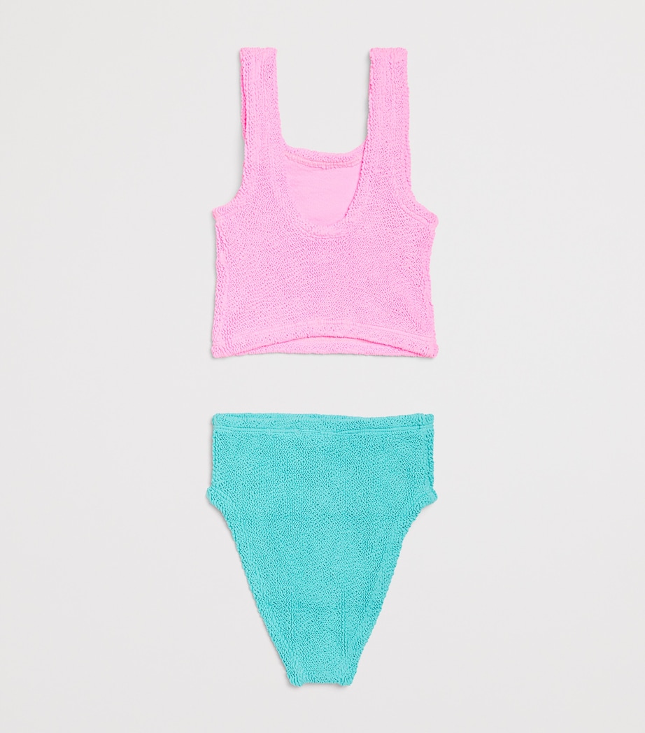 Two-Tone Lyra Bikini (7-12 Years) BUBBLEGUM/AQUA Image 2