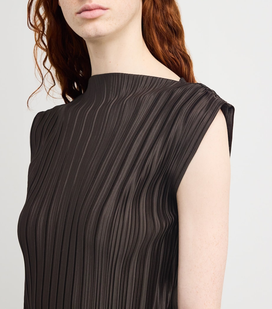 Pleated Top COFFEE Image 6