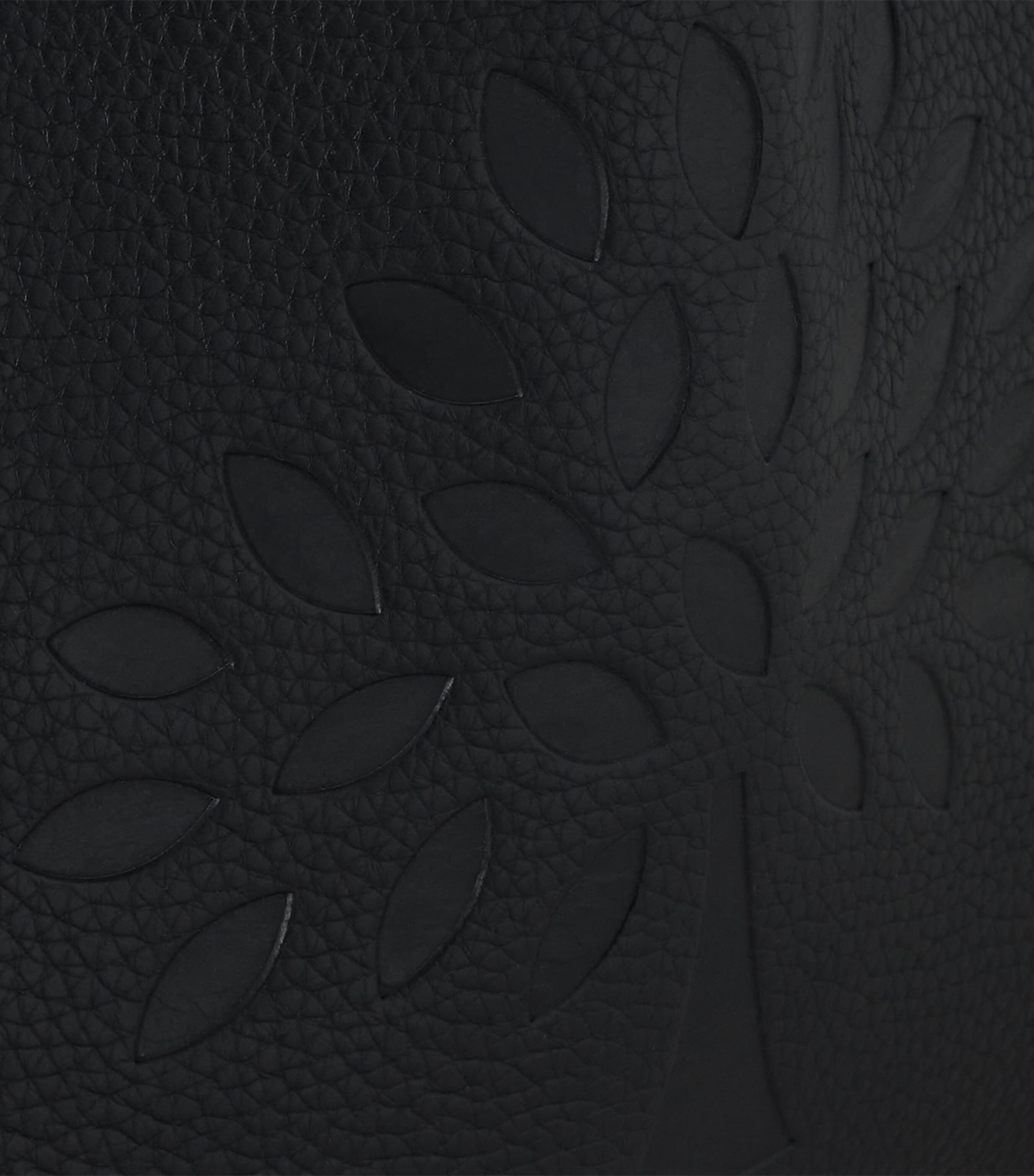 Mulberry Leather Tree Tote Bag Black Image 5
