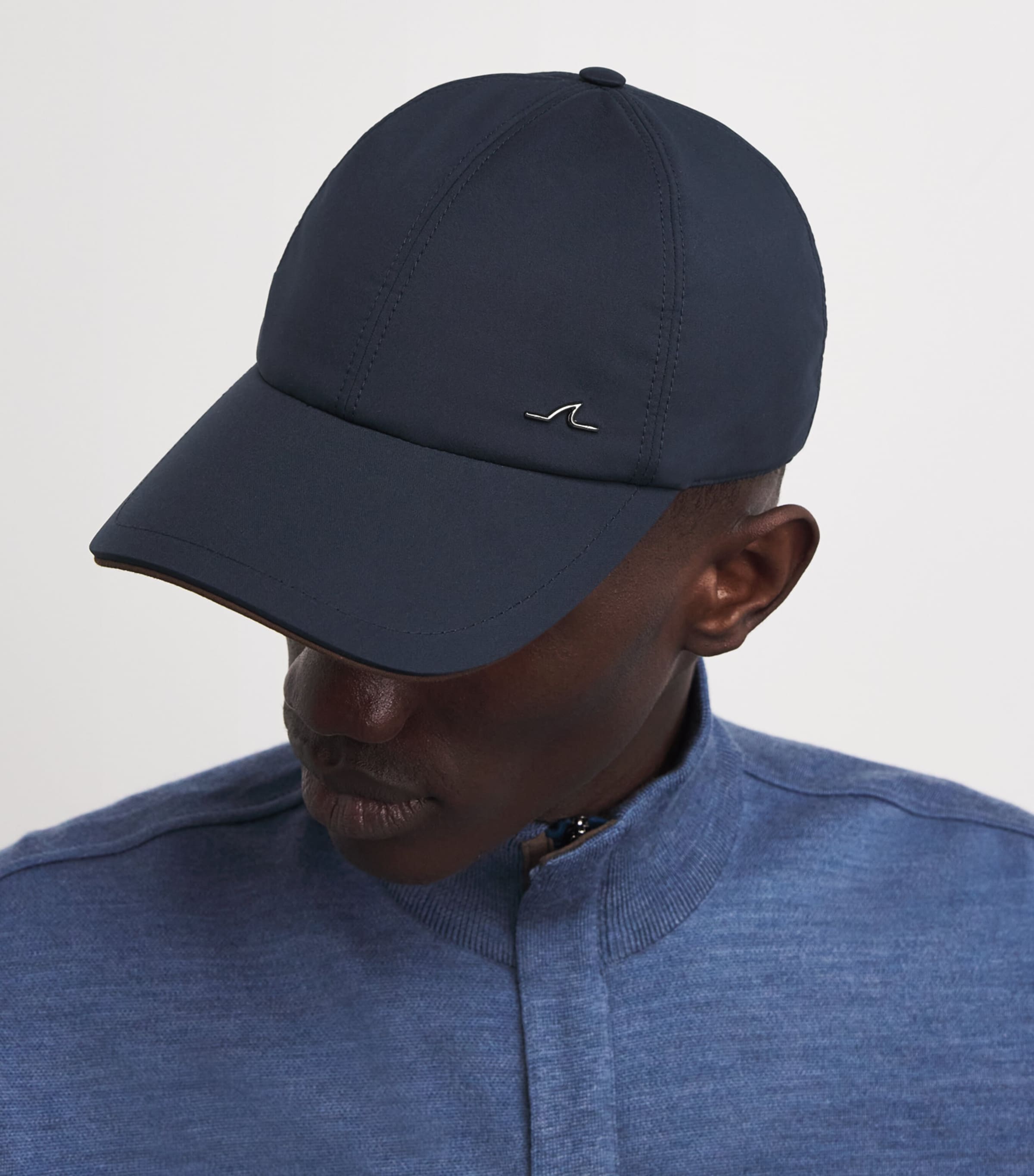 Paul & Shark Shark Fin Baseball Cap Blue Image 2
