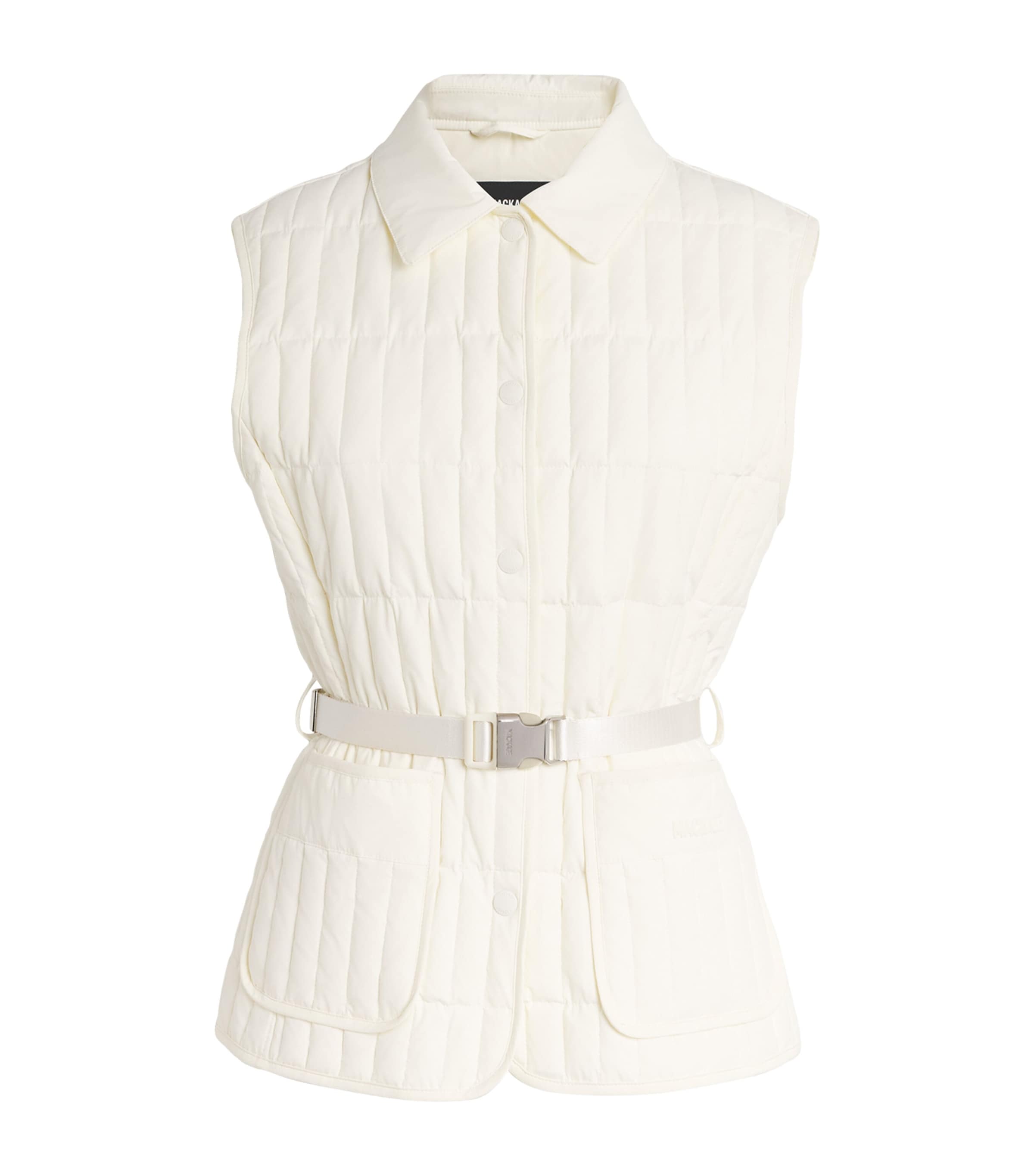 Mackage Quilted Helia Gilet In Neutral