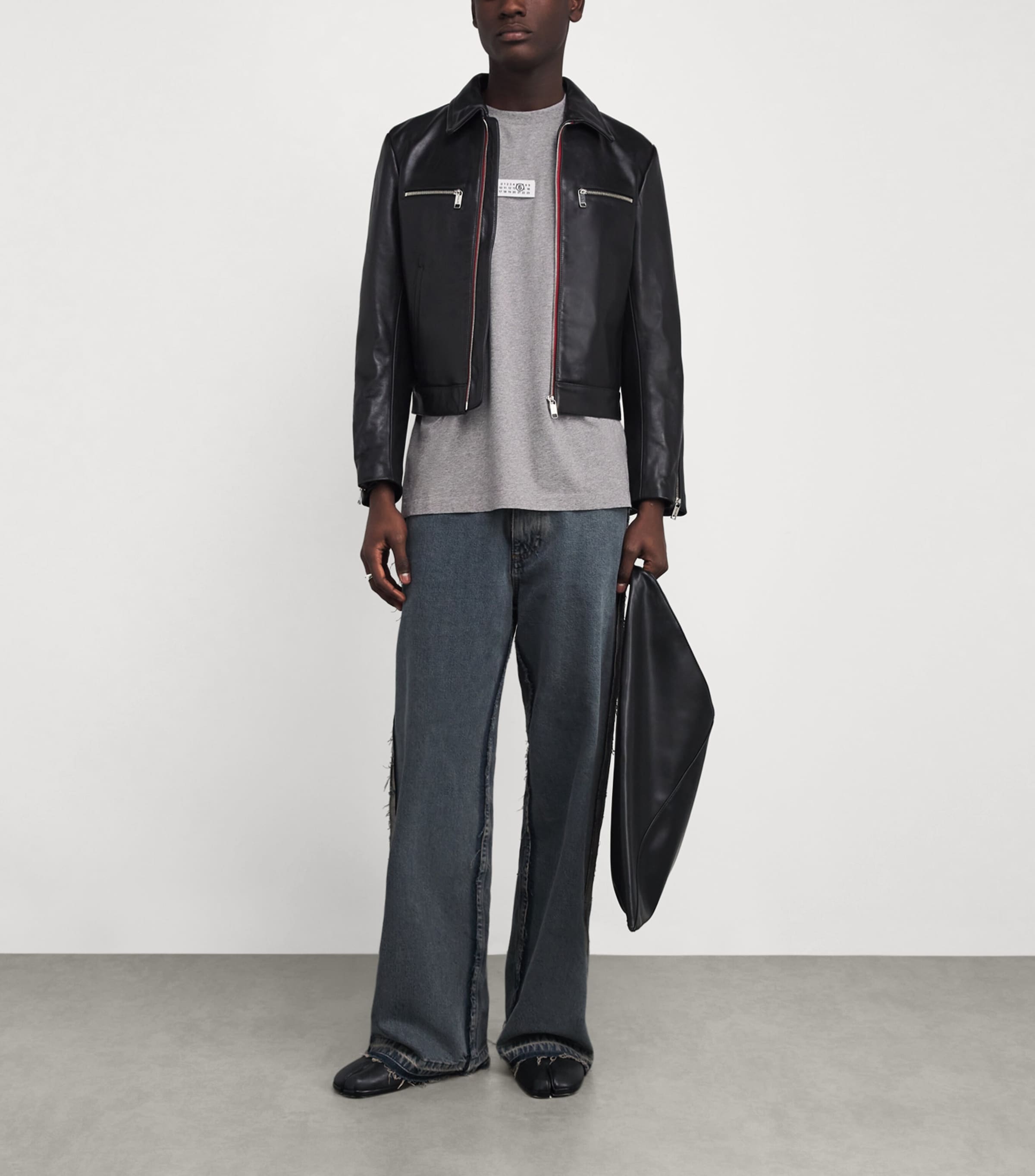 Cotton Numeric Tab T-Shirt 856M Image 2