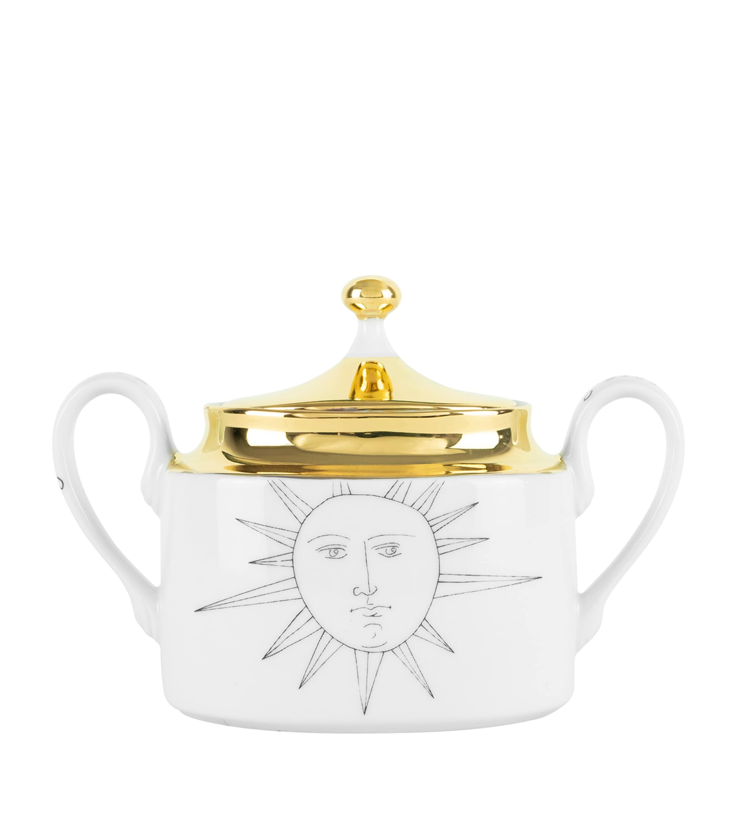 Fornasetti Solitario Sugar Bowl (10cm) | Dining | Tableware | Tea Sets | Serveware | Serving Bowls | Designers | Fornasetti