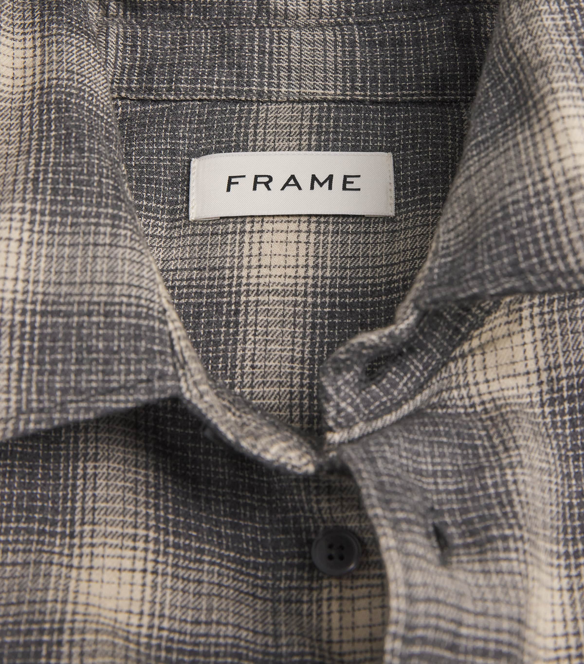 Cotton Check Shirt GRPL Image 5