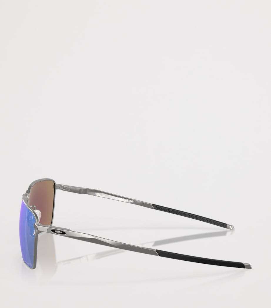 Oakley Ejector Rectangle Sunglasses Silver Image 3