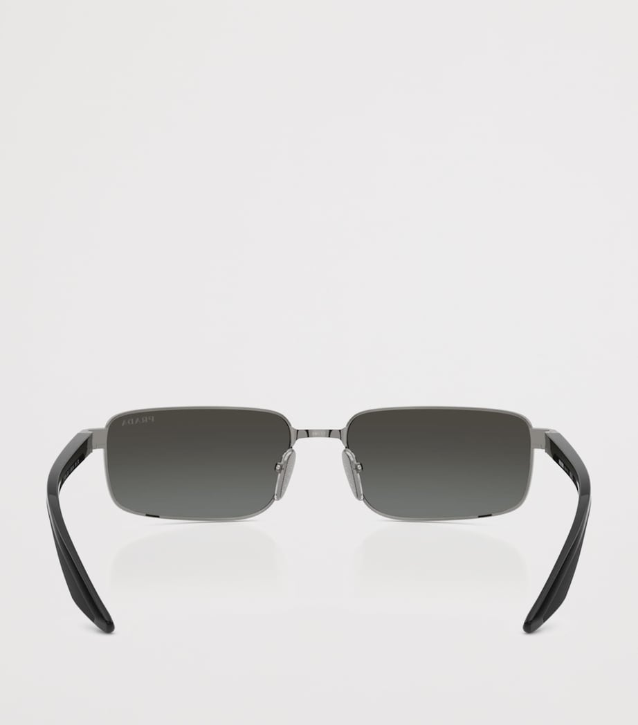 Prada Linea Rossa Metal PR B54S Sunglasses Grey Image 4