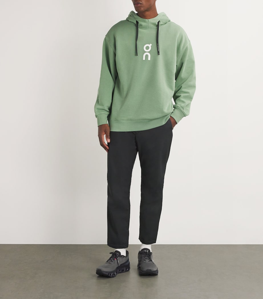 On Mens Cotton-Blend Club Hoodie Fern Image 2