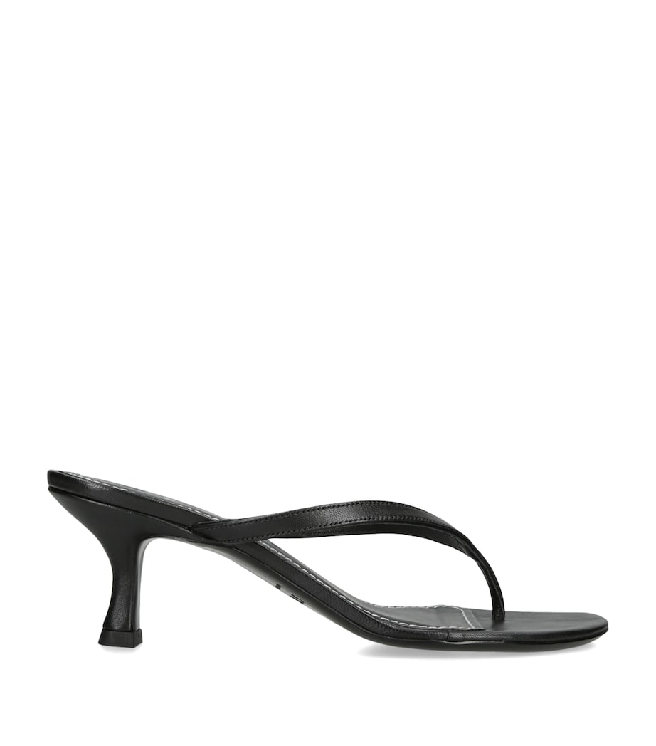 STAUD Freja Kitten Heel Sandals 60 Black Image 1