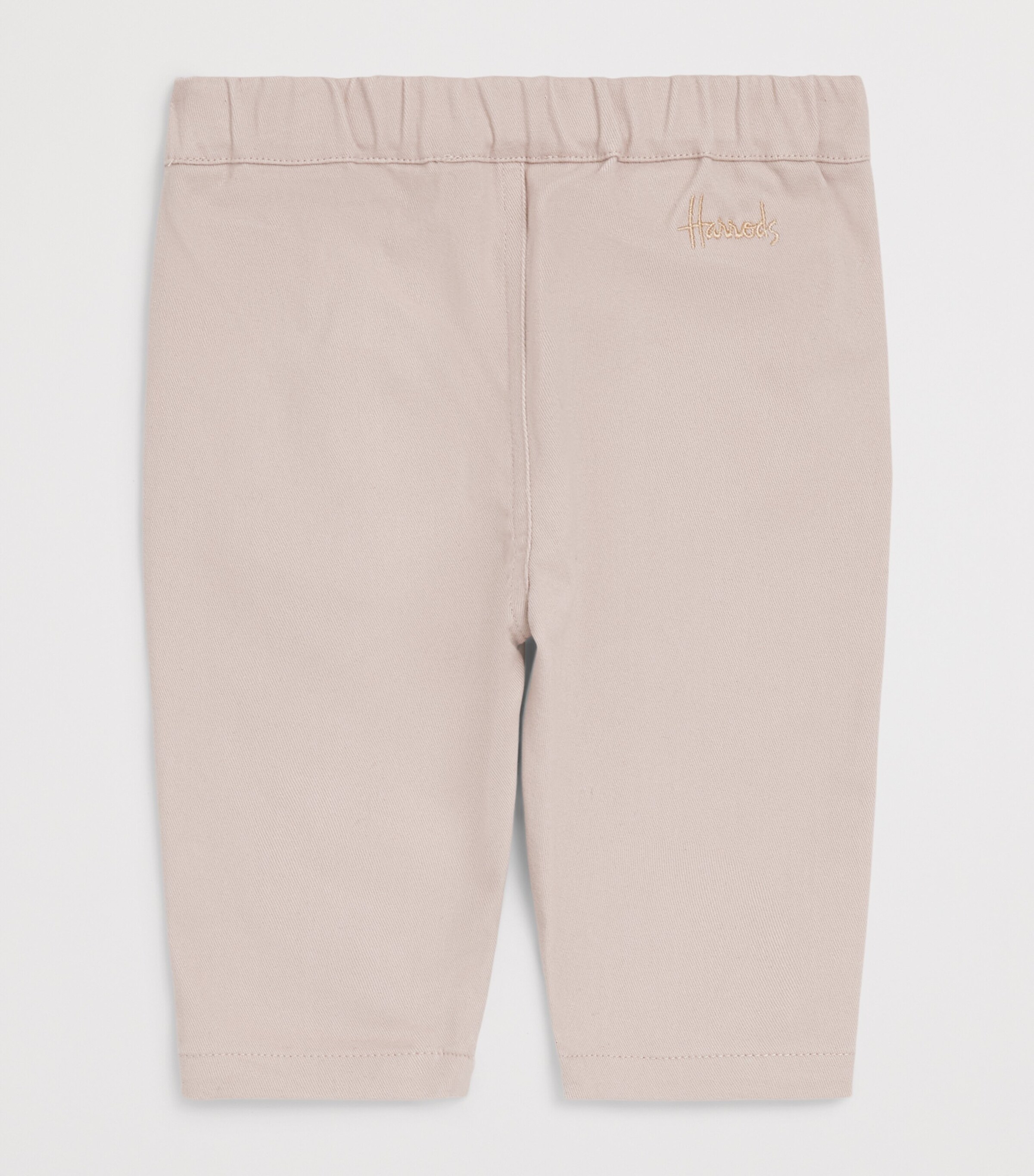 Harrods Stretch-Cotton Chinos (0-18 Months) Stone Image 2