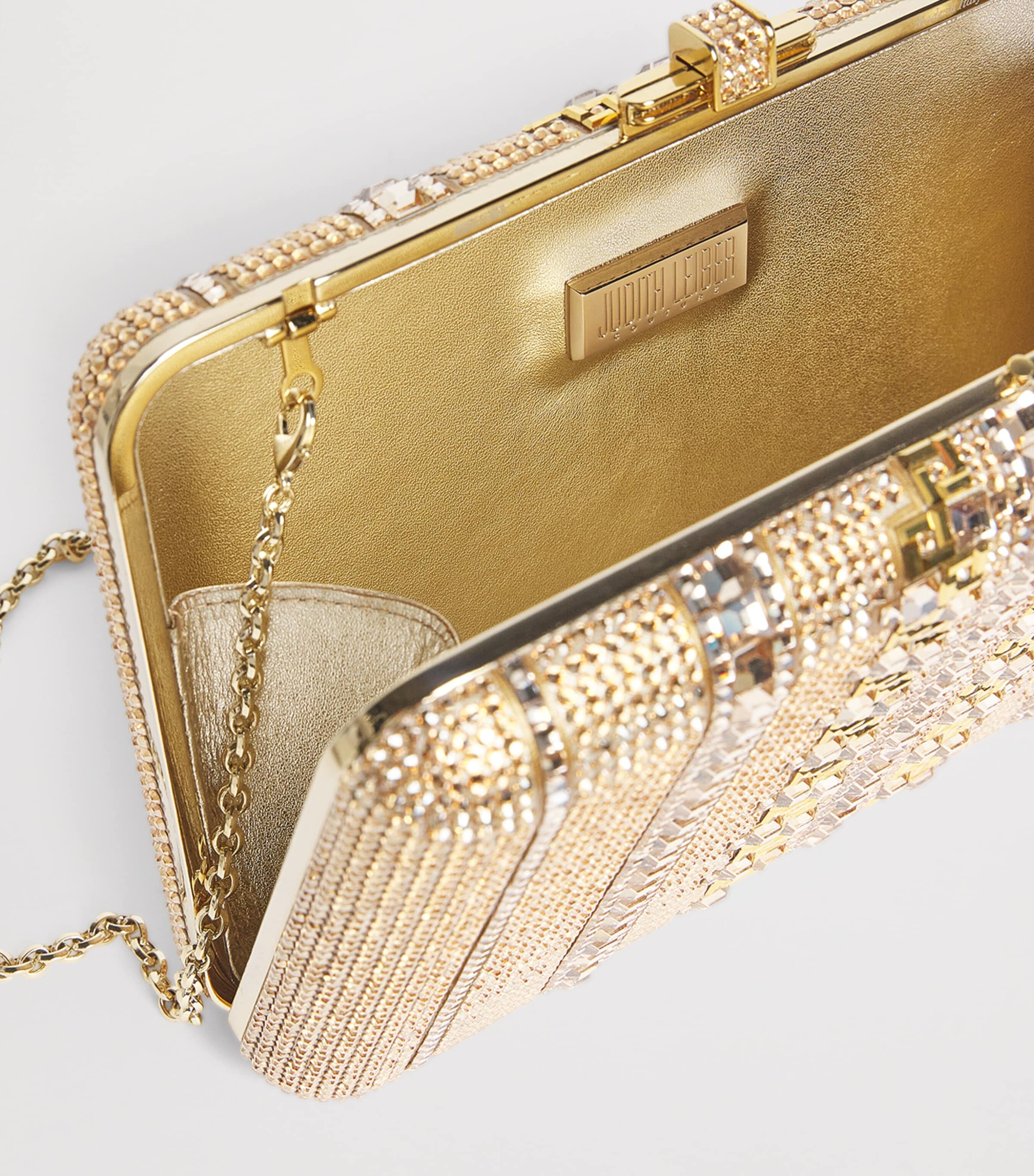 Crystal Lattice Slim Slide Clutch Bag CPRMT CHAM PROS MLT Image 4