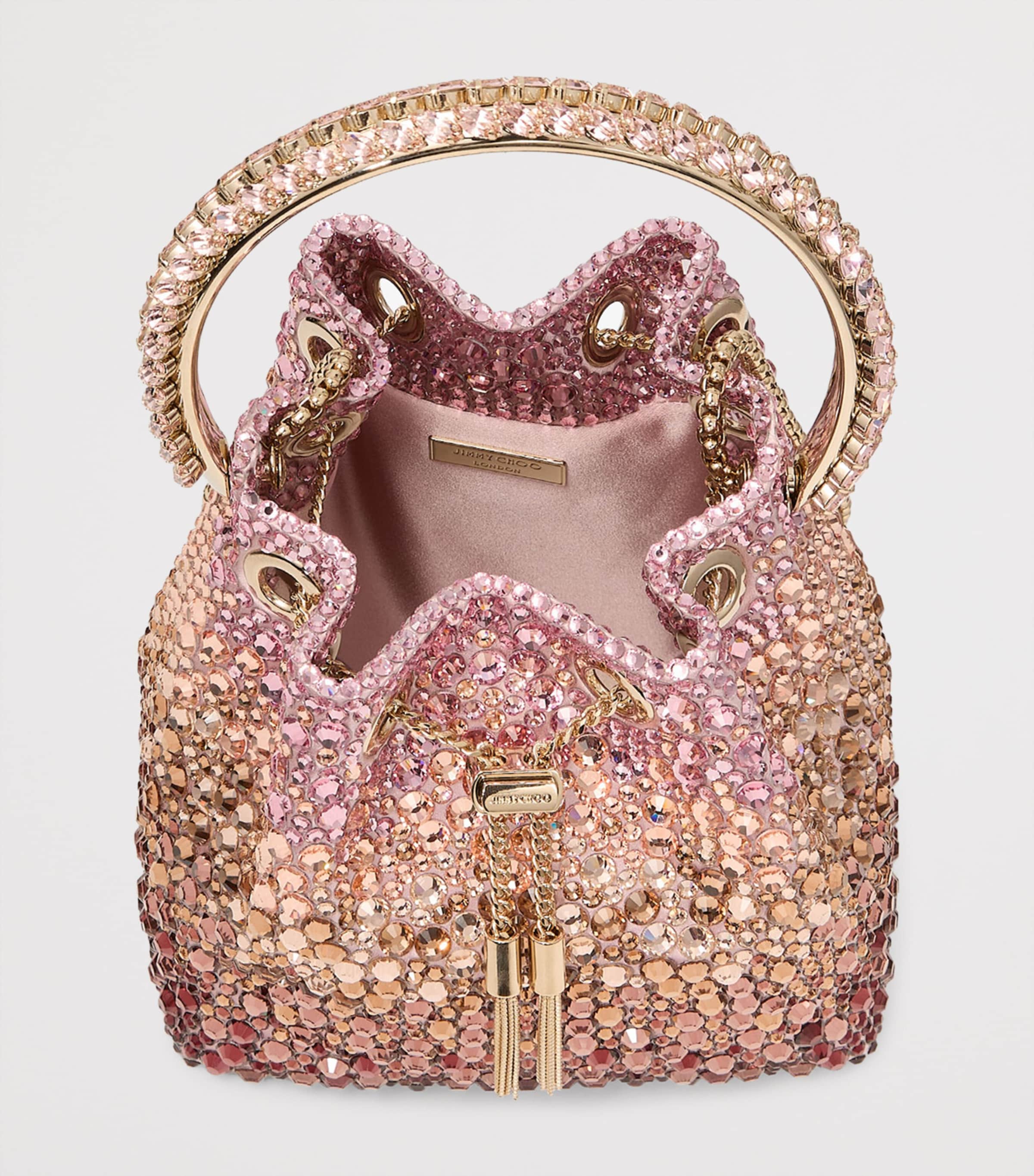 Embellished Bon Bon Top-Handle Bag SILKY BLUSH MIX/LIGH Image 6