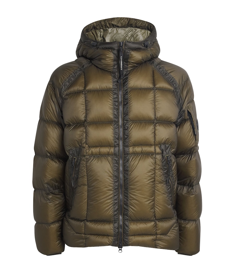 C.P. Company Mens D.D. Shell Ripstop Puffer Jacket Ivy Green Image 1