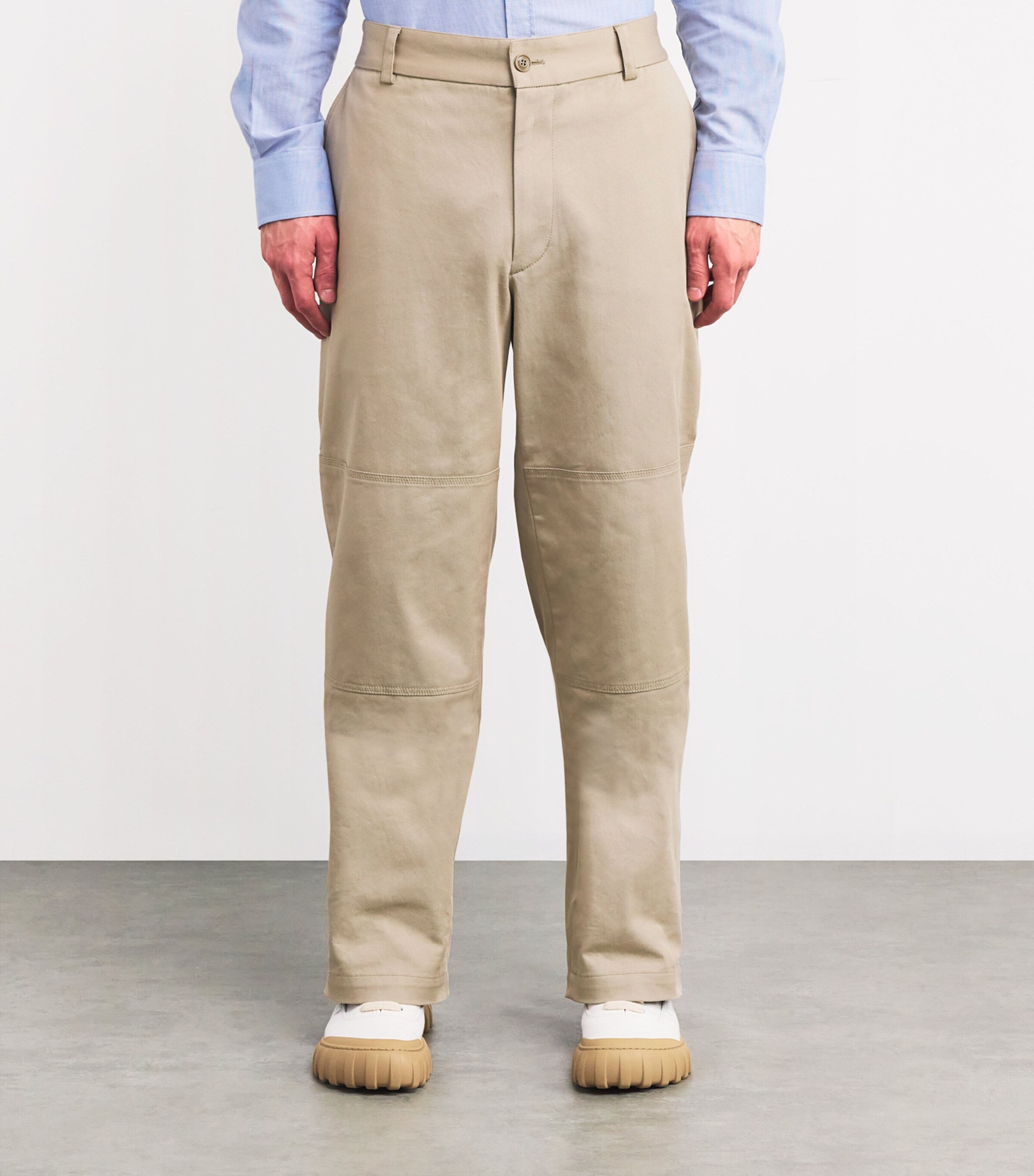 Moncler Stretch-Cotton Gabardine Trousers | Harrods UK