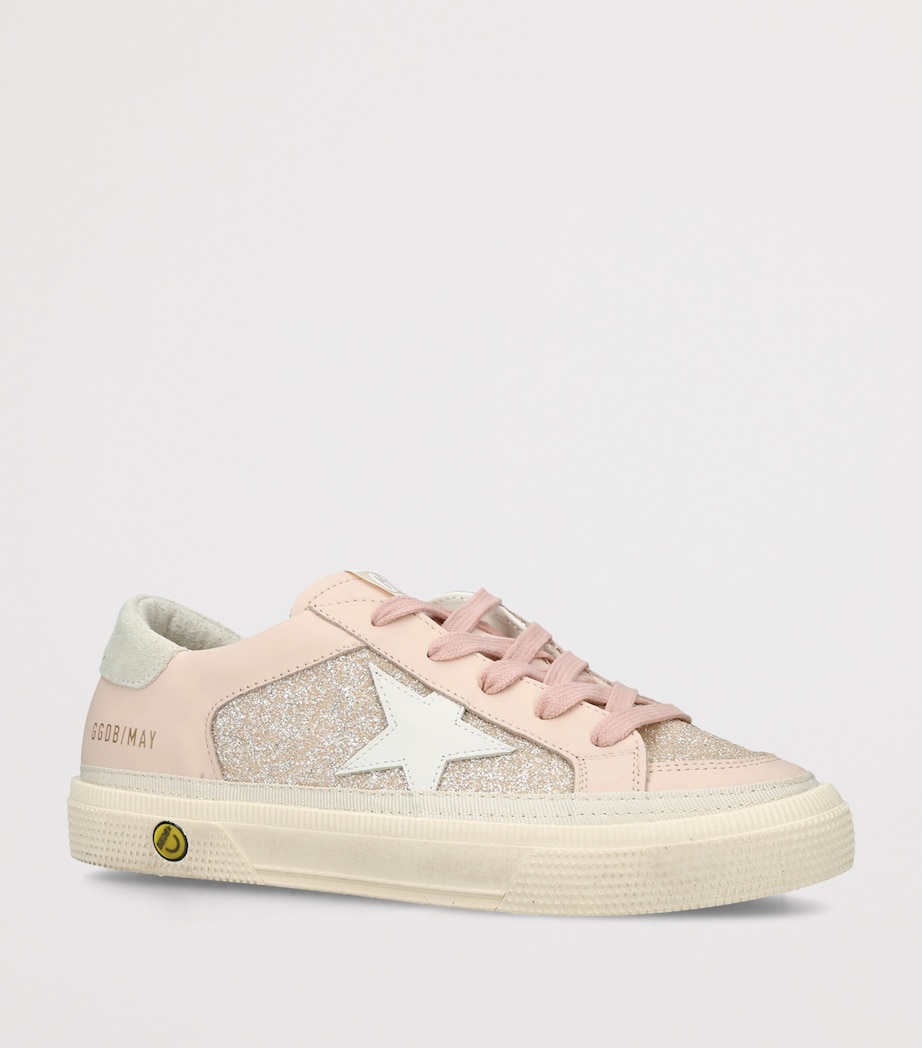 Golden Goose Leather May Sneakers Pale Pink Image 2