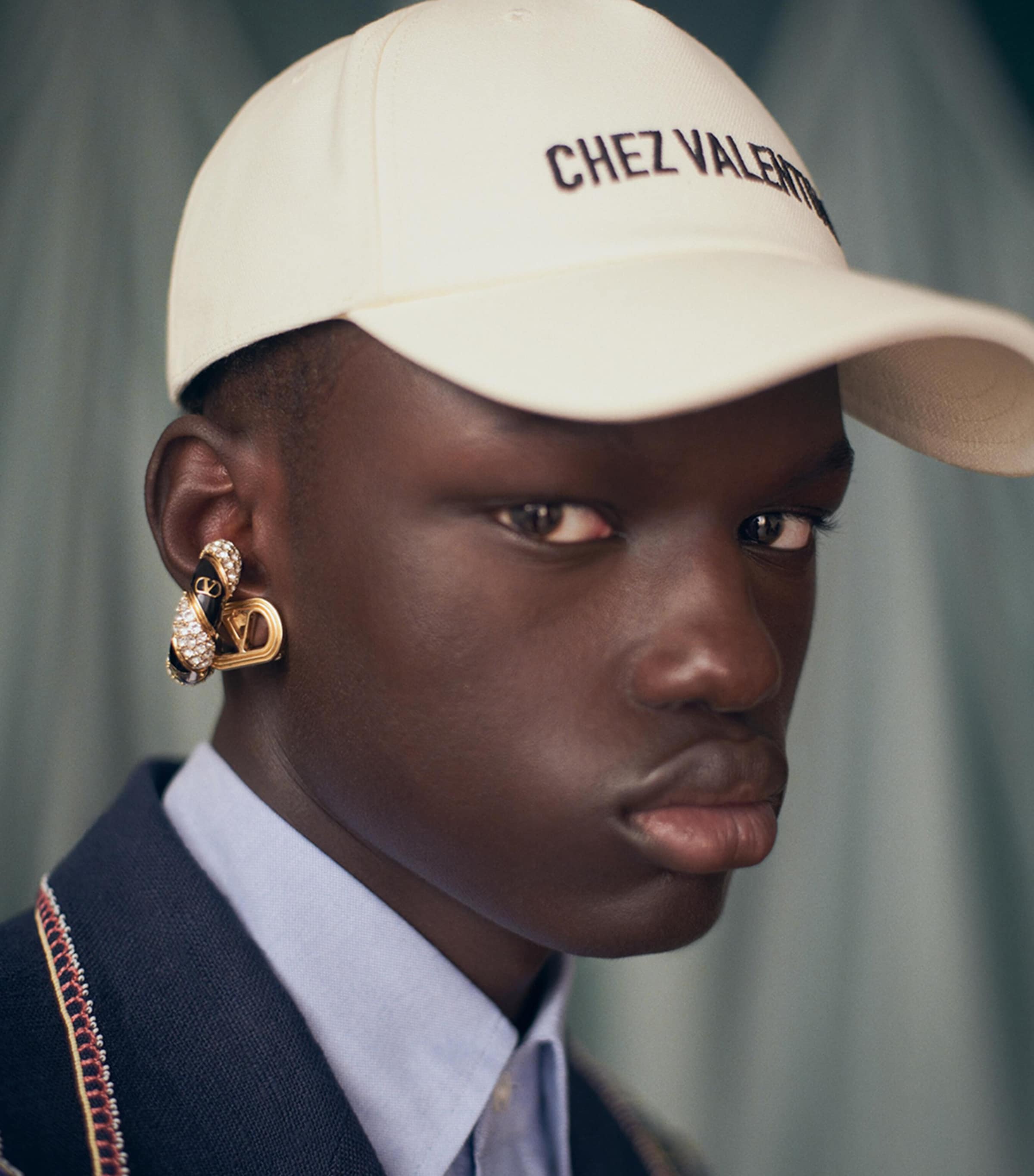 Cotton Chez Valentino Baseball Cap 0AN Image 6