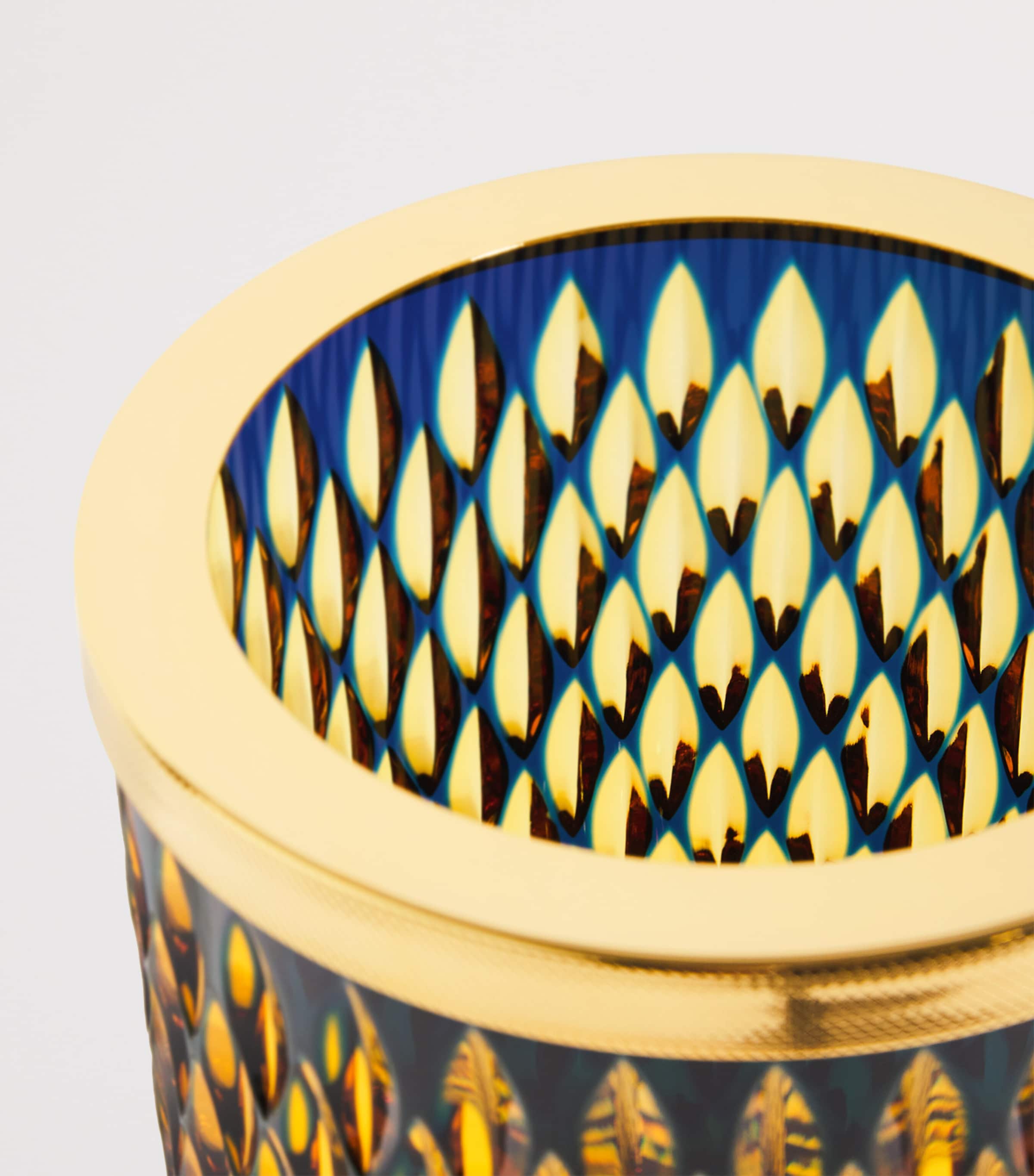 Crystal Bin AMBER/BLUE, GOLD Image 2