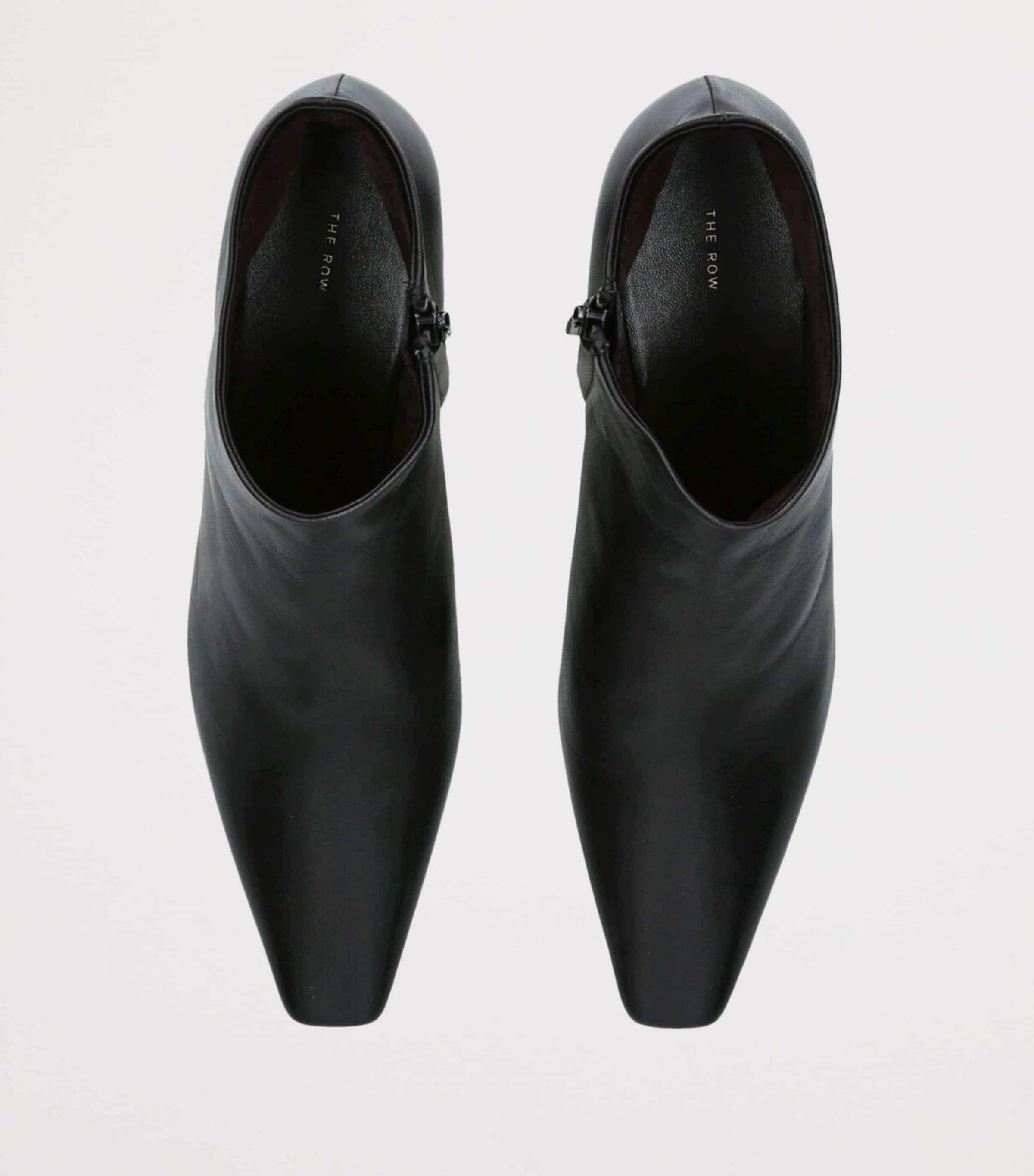 Carla Leather Ankle Boots 45 BLACK Image 4