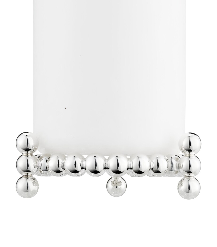 Silver-Plated Perles Candle Jewel SILVER Image 3