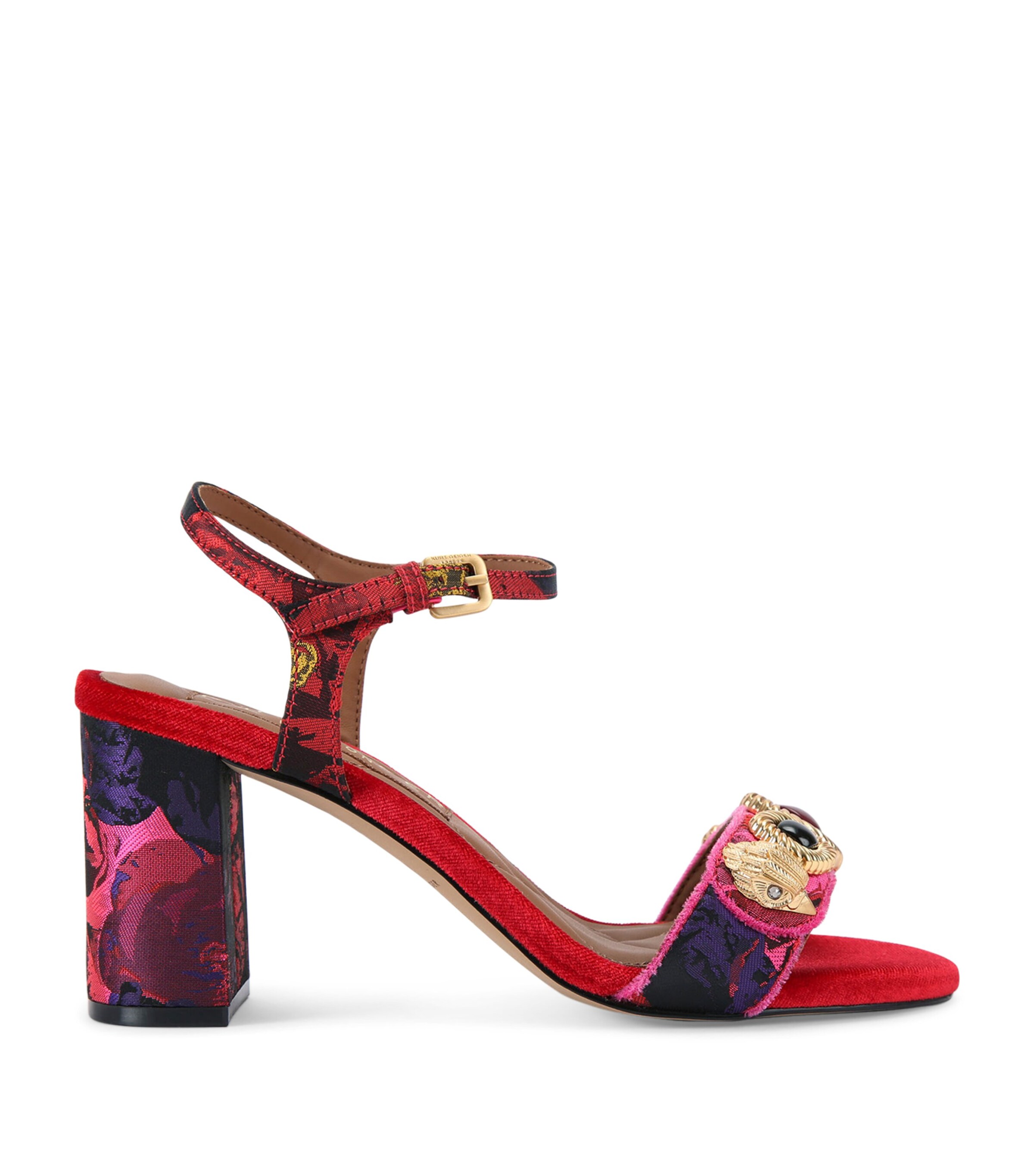 Kurt Geiger London Embellished Langley Heeled Sandals | Women Shoes | Heels | Sandals | Designers | Kurt Geiger London