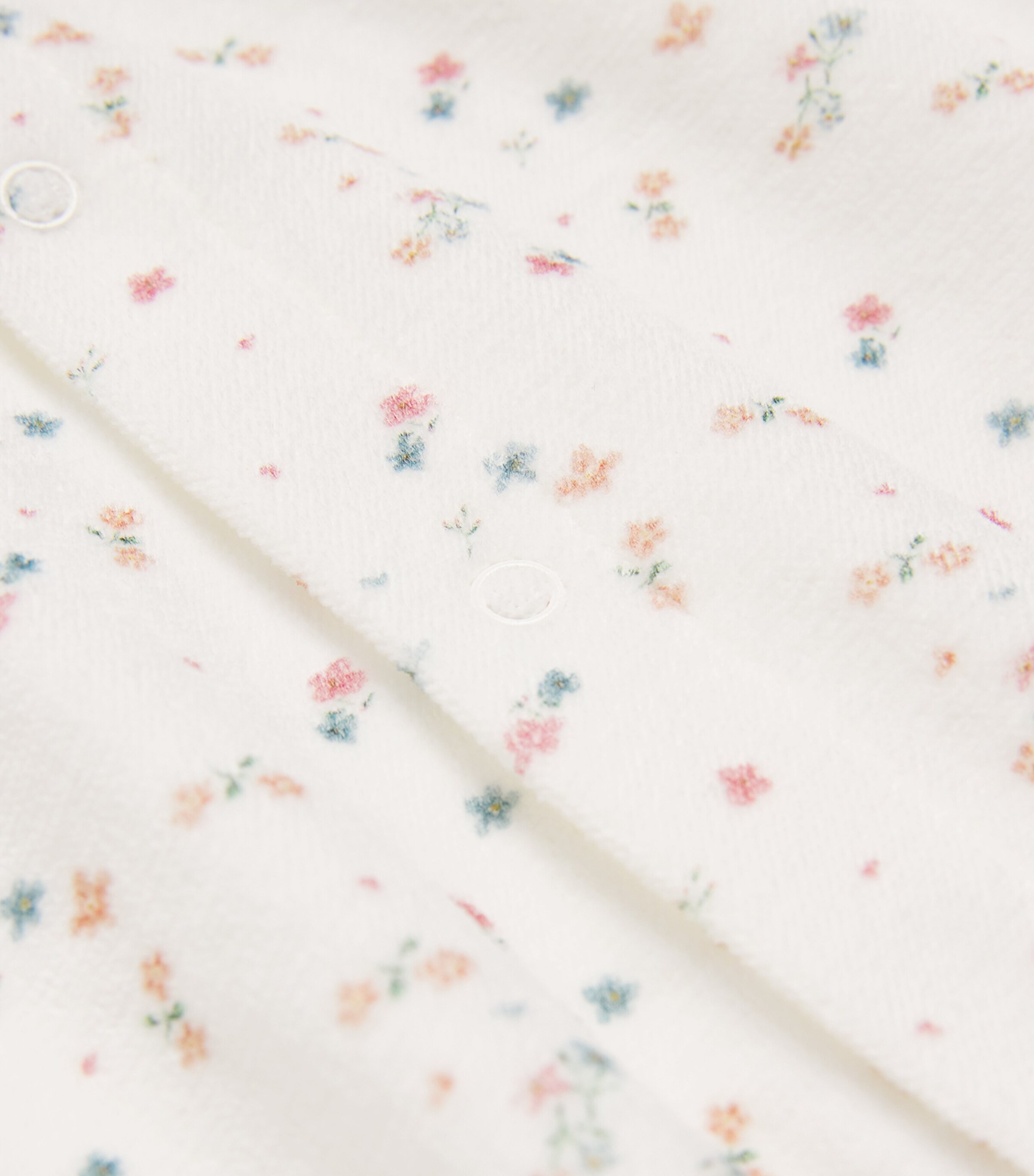 Petit Bateau Floral Print All-In-One (1-18 Months) Image 3