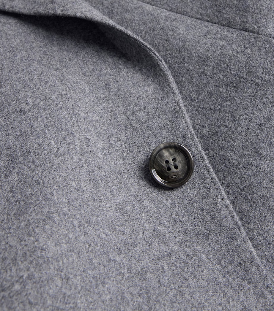 Wool Oversized Blazer 050 - GRIS Image 5