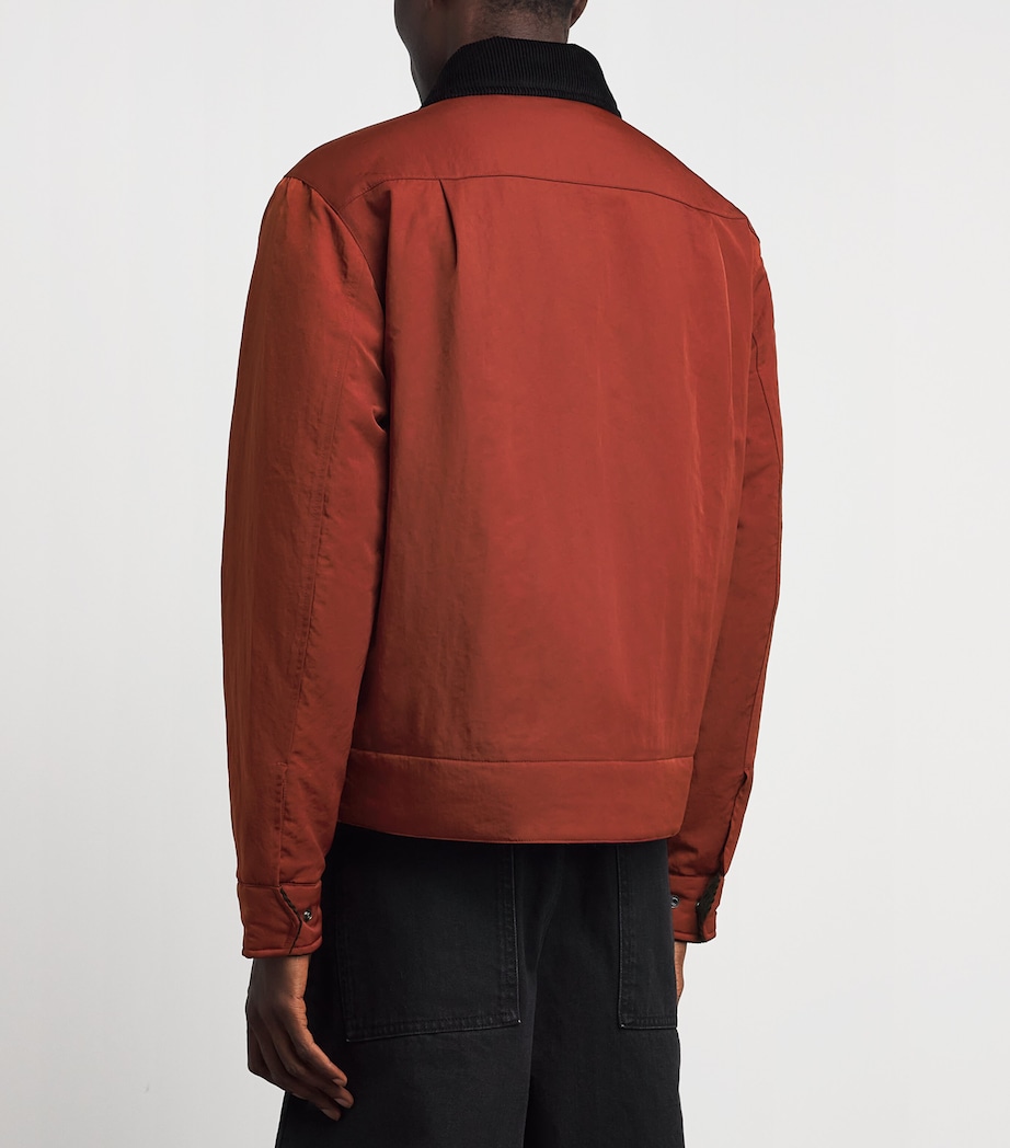 Fred Perry Mens Caban Jacket Brandy Image 5