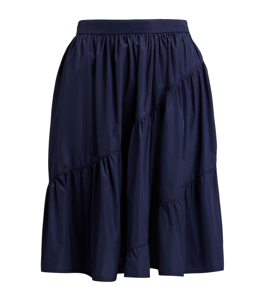 Taffeta Kyle Midi Skirt NAVY-410 Image 1