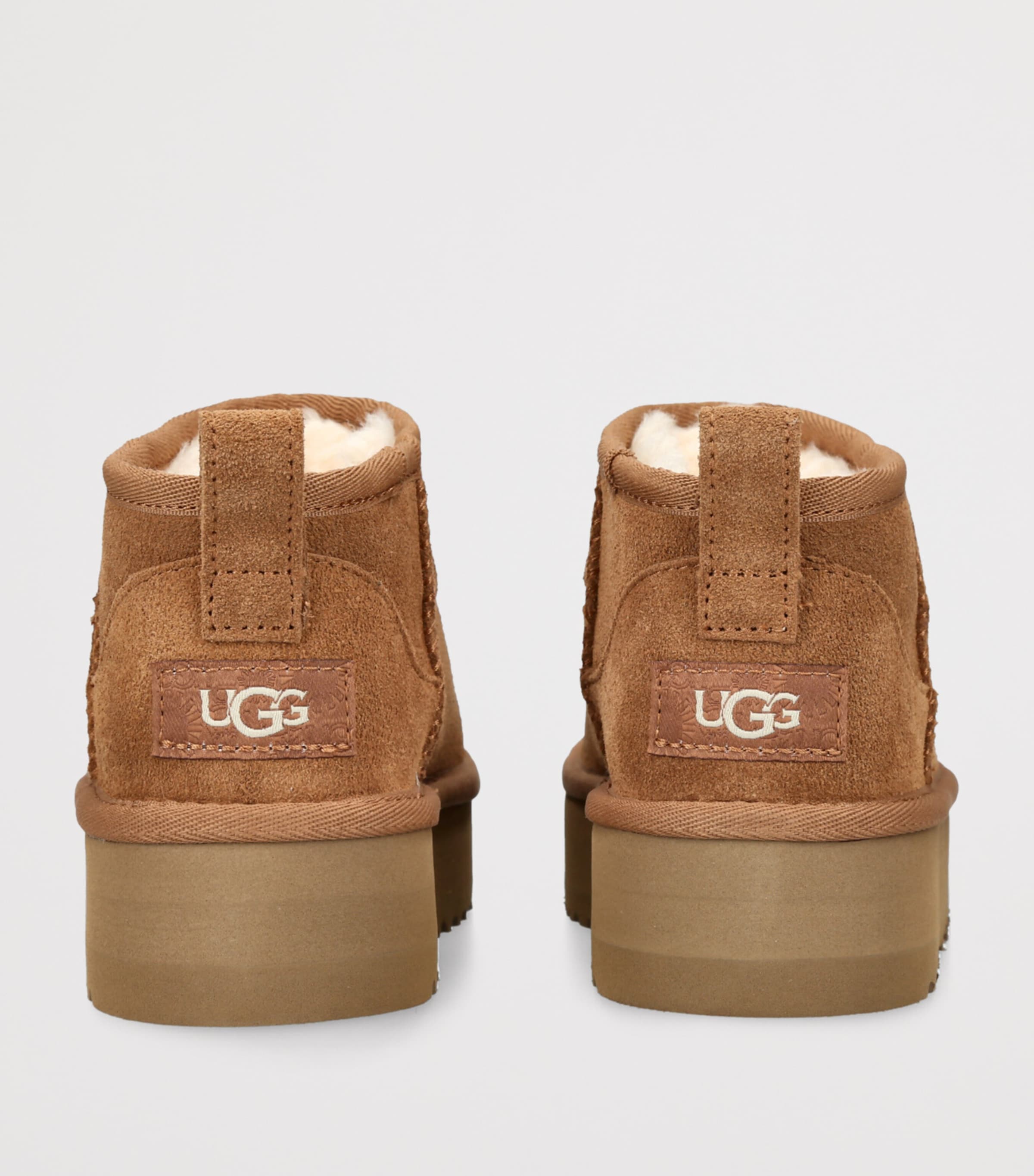 Suede Classic Ultra Mini Platform Boots BROWN Image 2