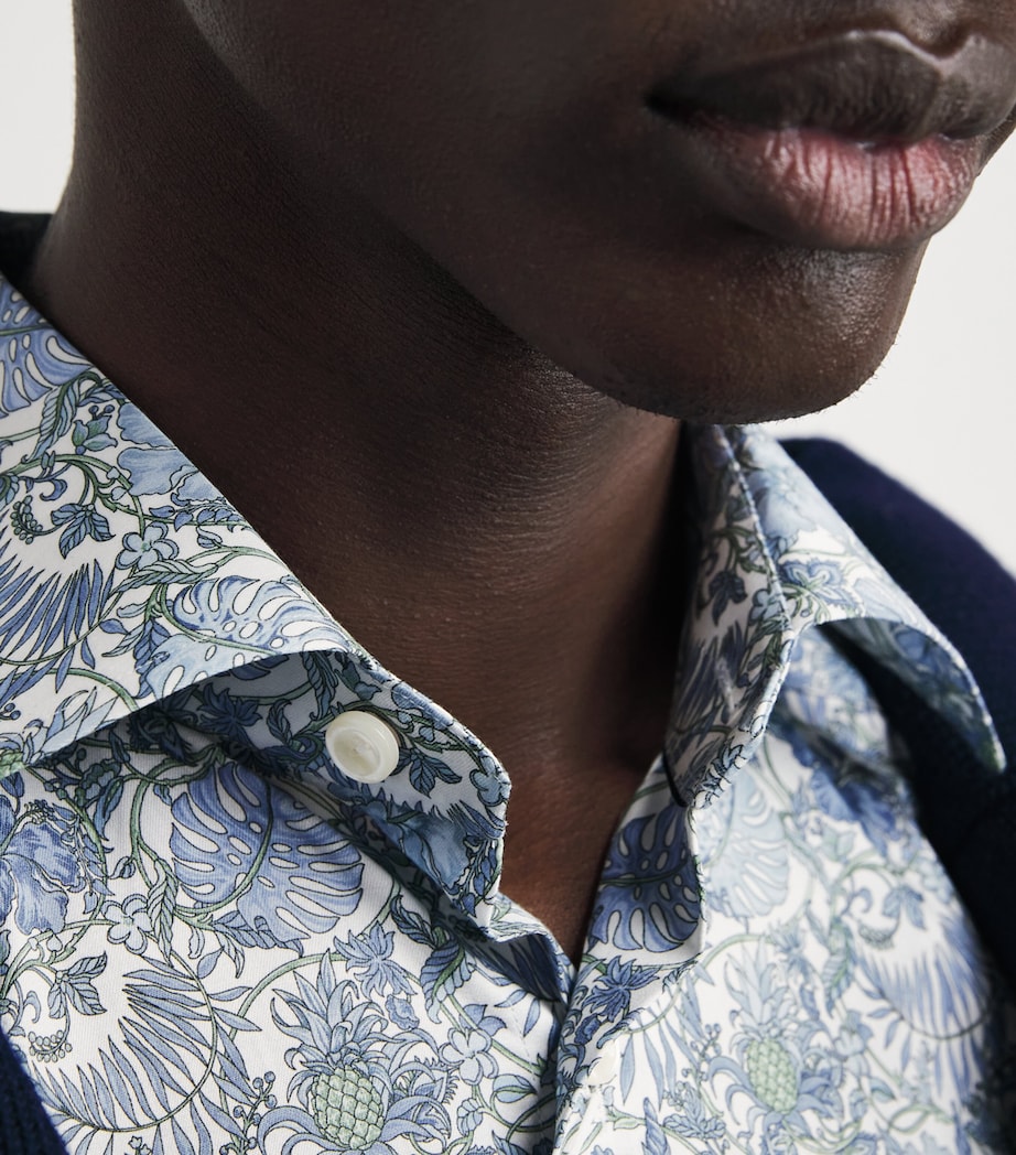 Signature Twill Floral Shirt MID GREEN Image 6