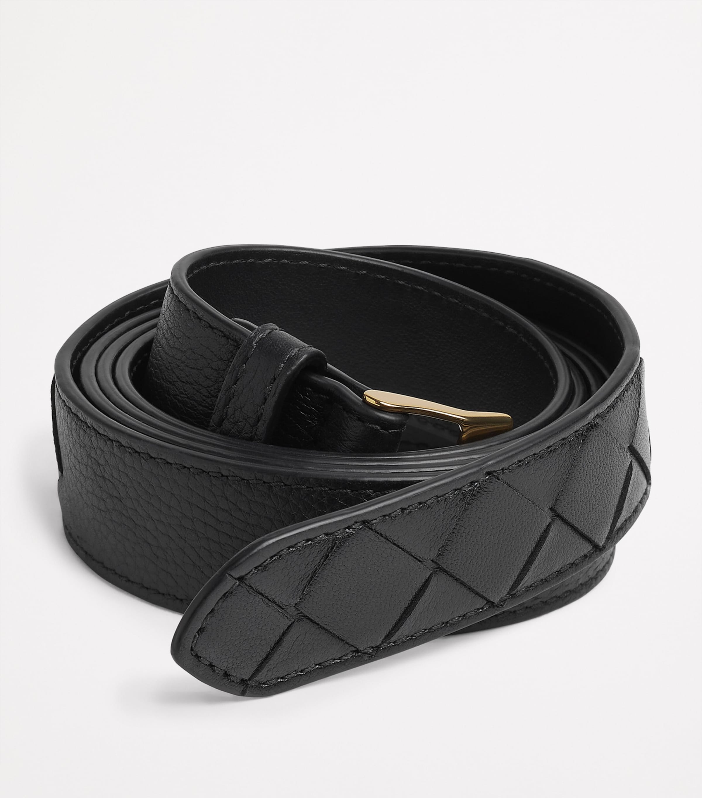Leather Intrecciato Weave Belt 1019 Image 2