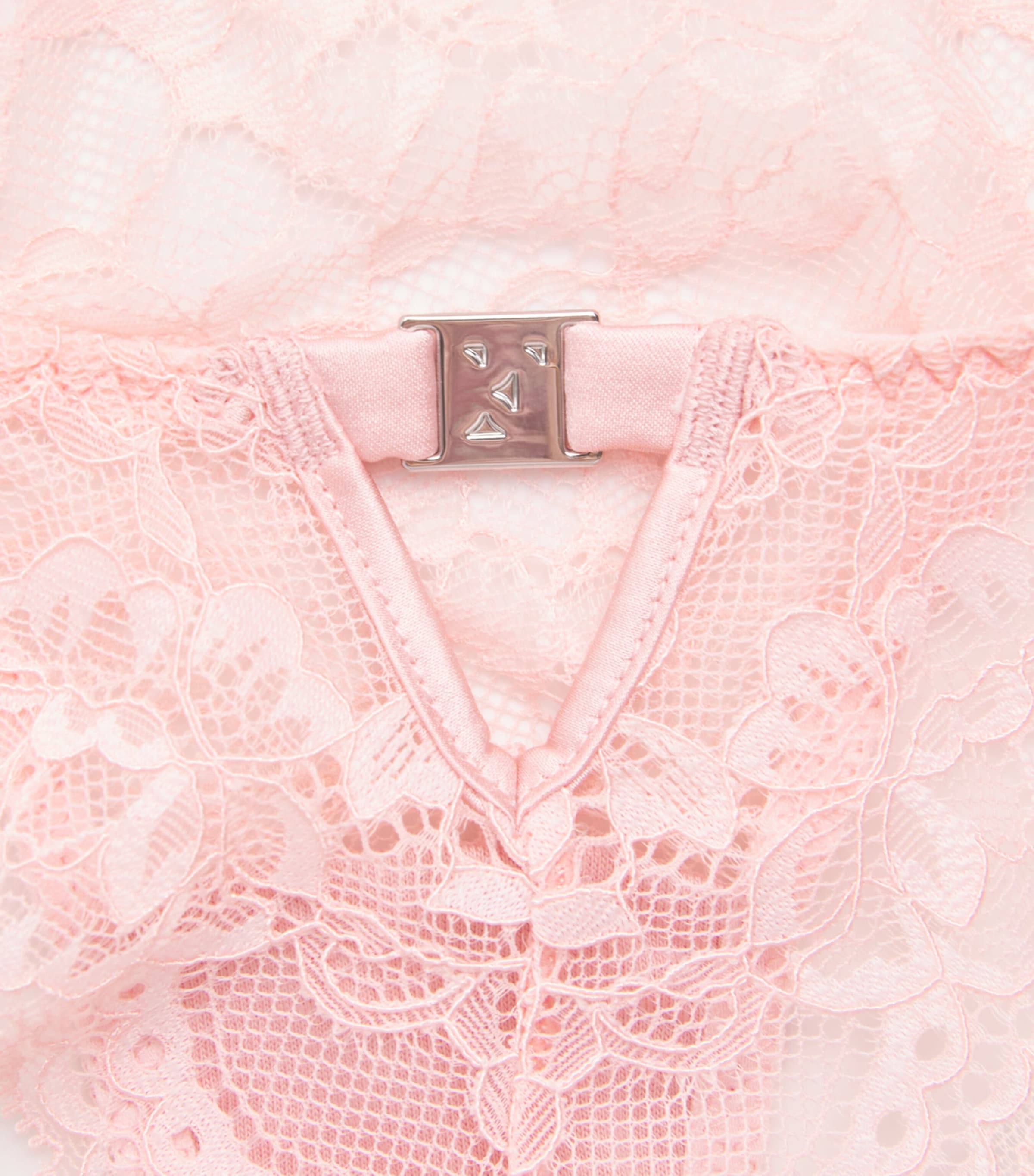 Fleur Du Mal Womens Lace Bianca Thong Pink Lady Image 4