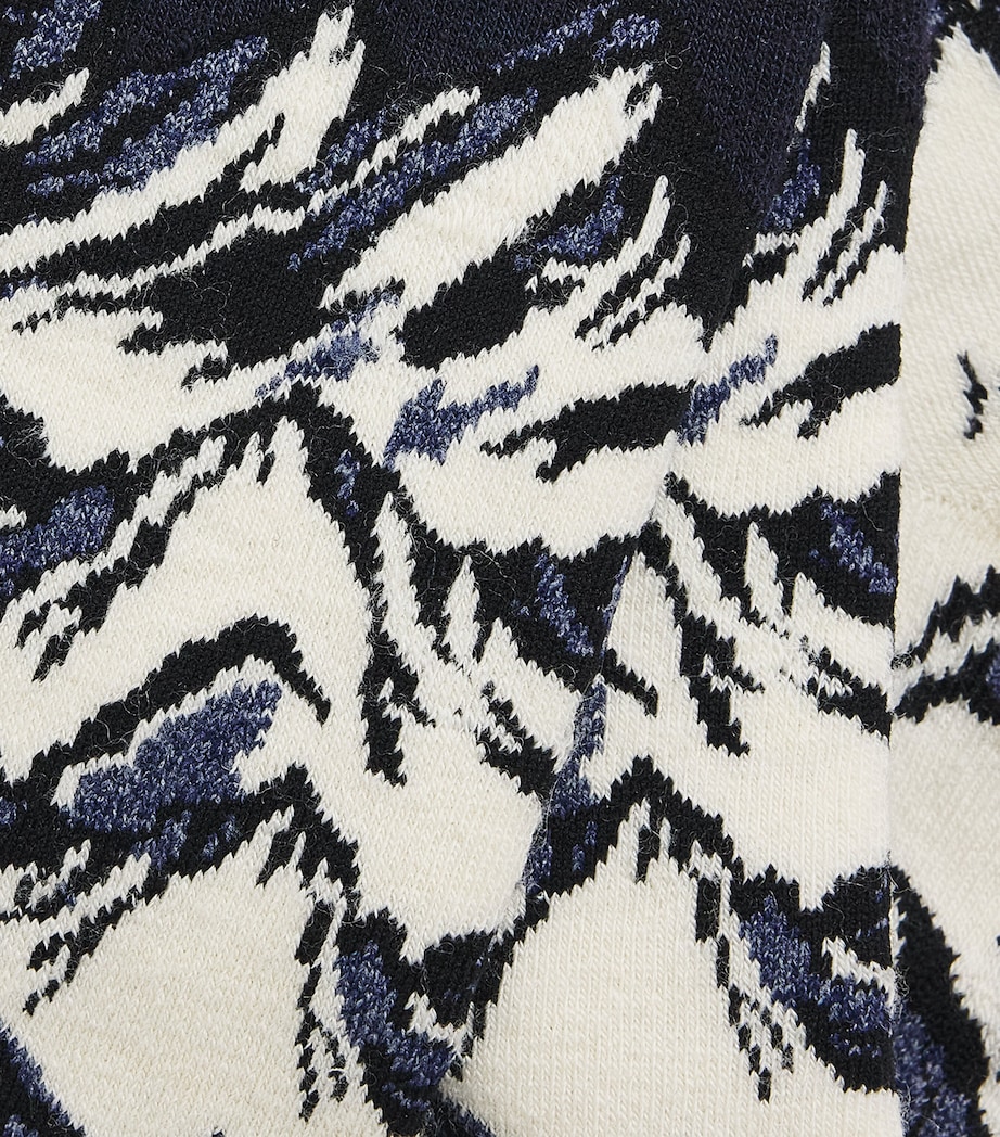 Wool-Blend Mount II Socks 4010 DARK BLUE/MILK Image 2