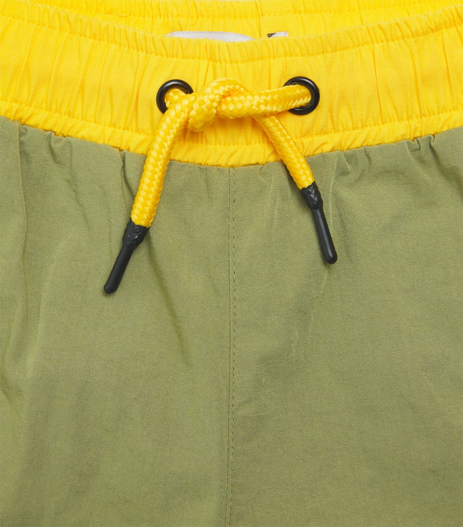 Two-Tone Drawstring Swim Shorts (3-14 Years) 770GREEN Image 4