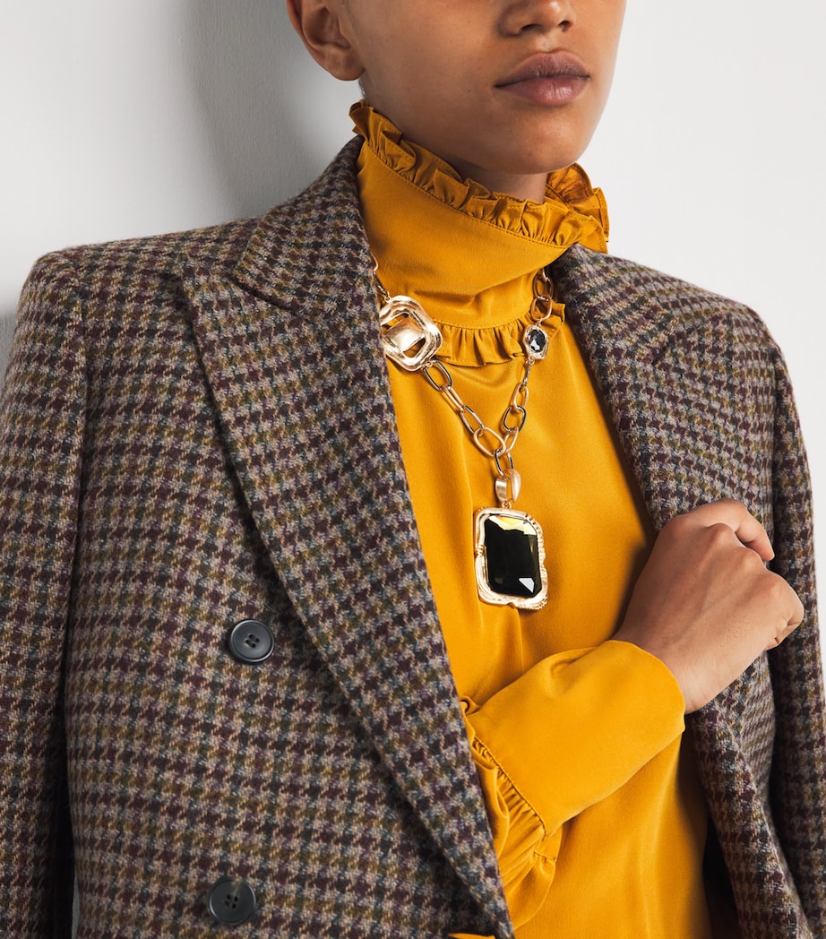 Crystal Pendant Necklace GOLD Image 2