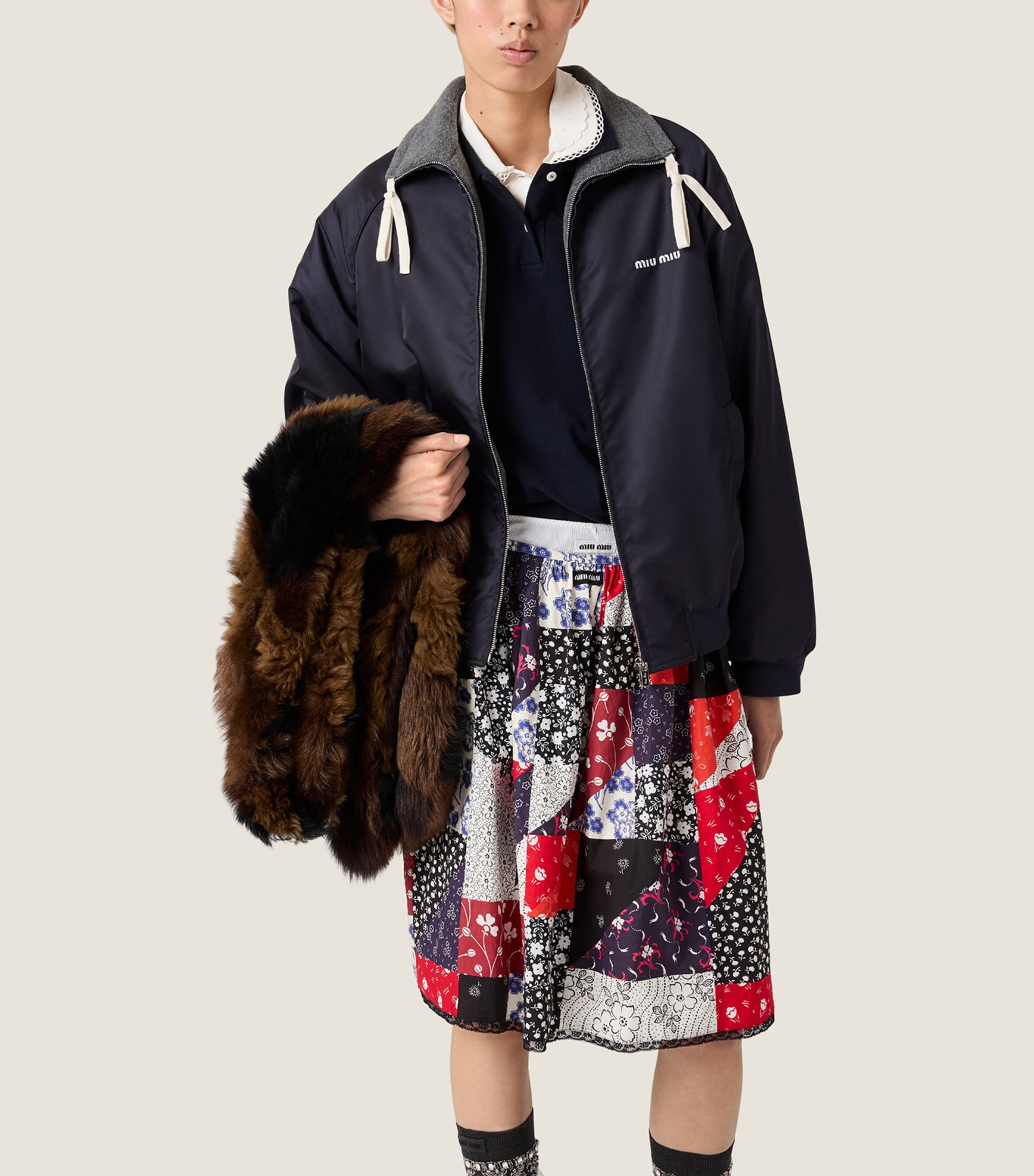 Reversible Bomber Jacket F0008 Image 5