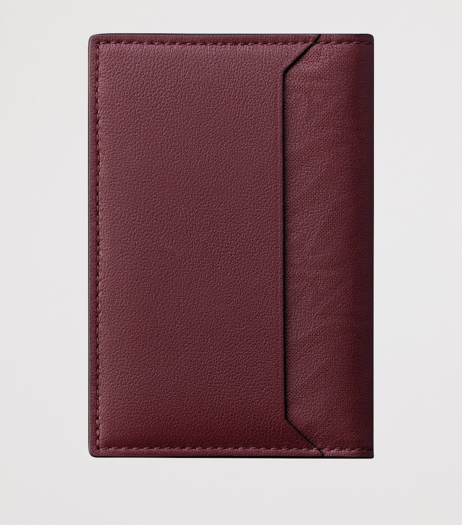 Leather Must de Cartier Card Holder BURGANDY Image 2