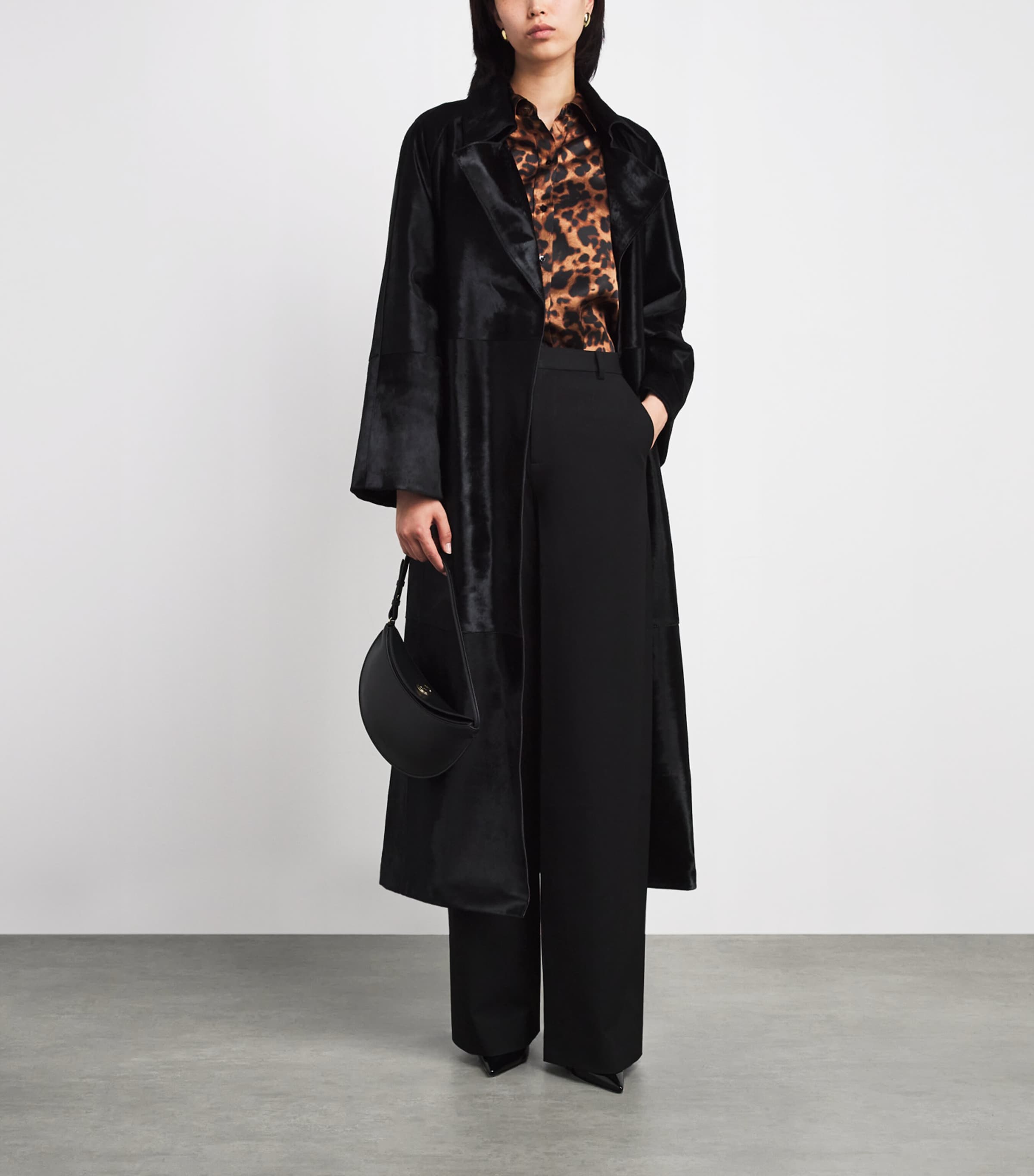 Livvy Straight Trousers BLAC BLACK Image 2