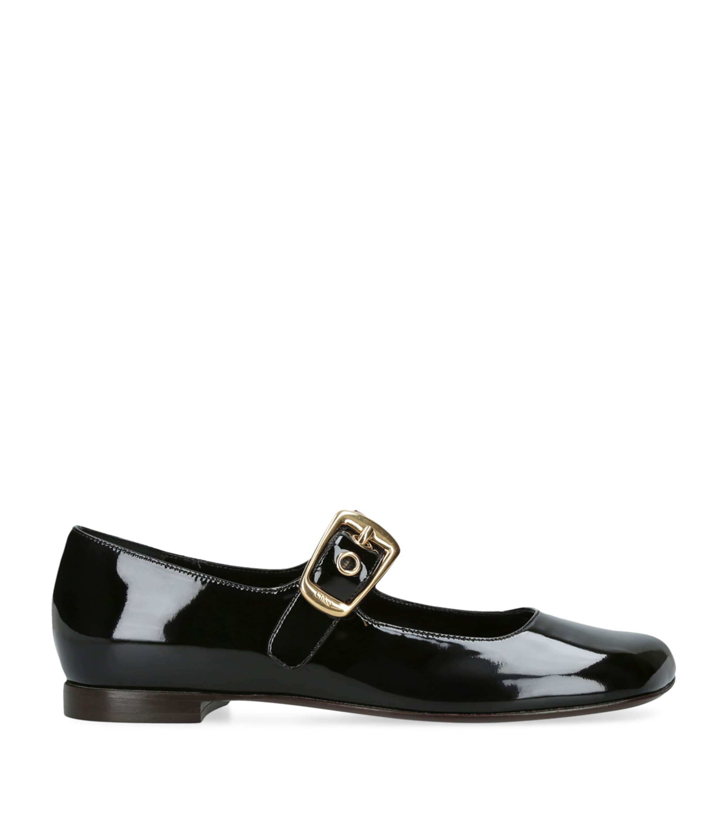 CHLOÉ PATENT LEATHER POLLY MARY JANES