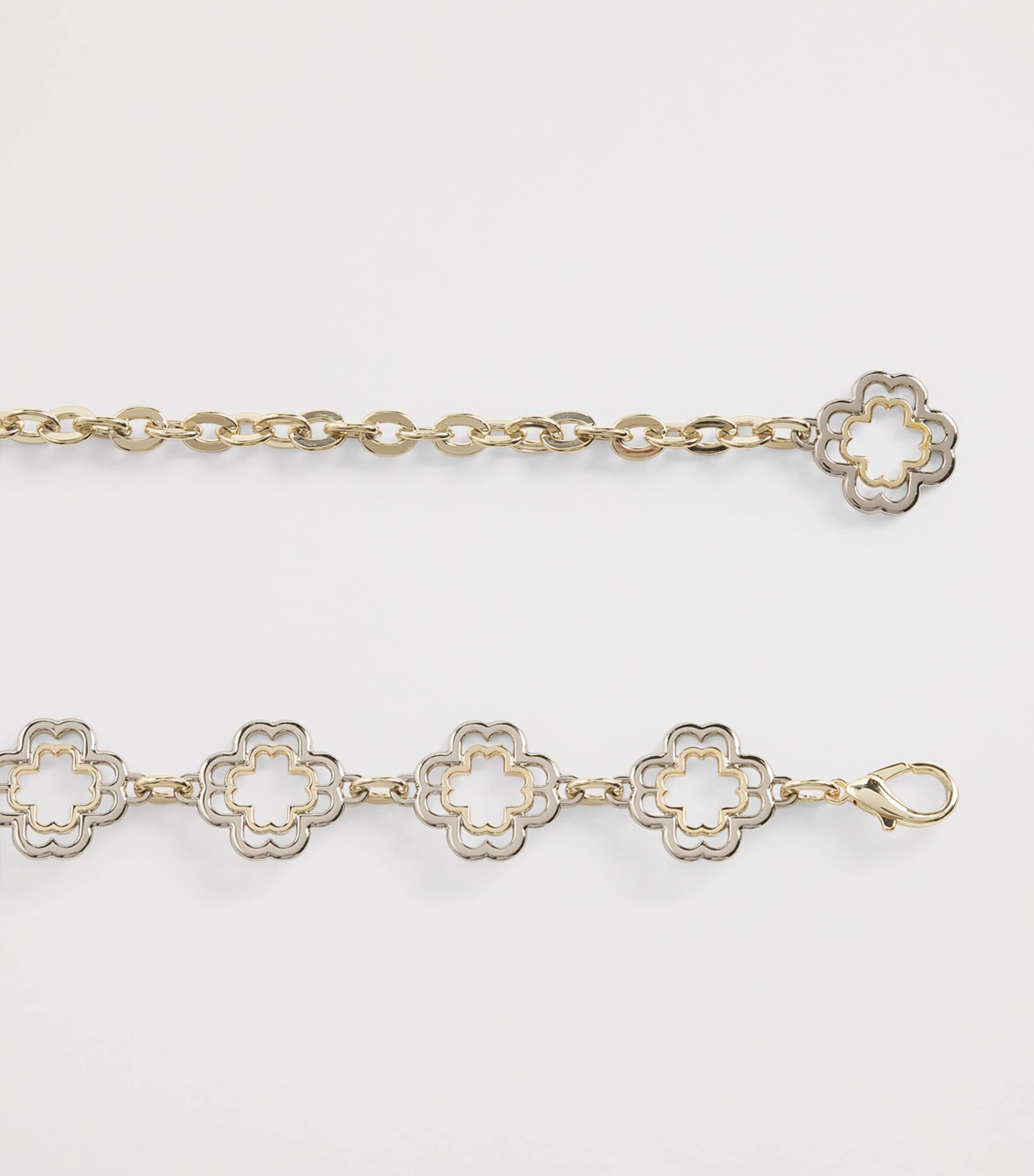 Clover Chain Belt SILVER/GOLD Image 4