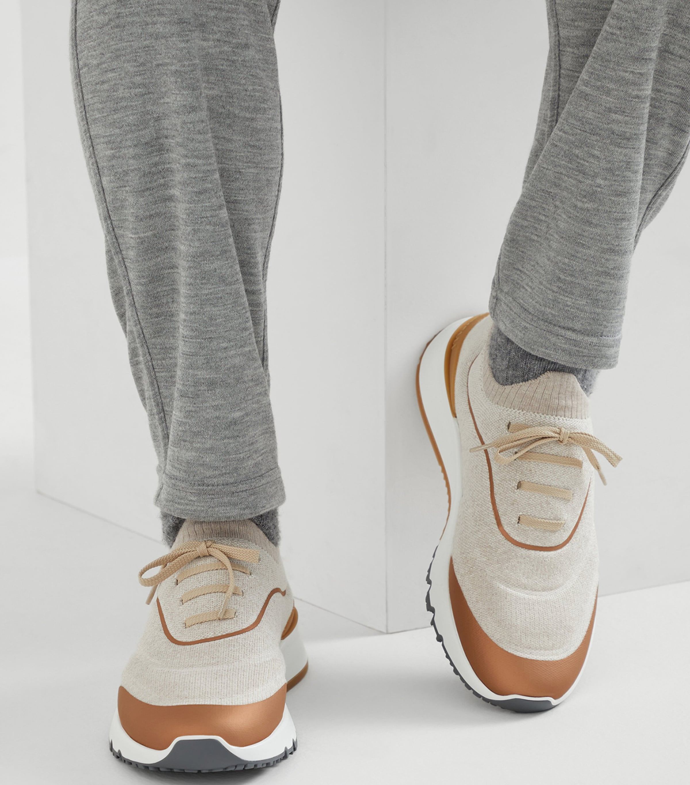 Cotton Knit Running Shoes CML37 Image 2