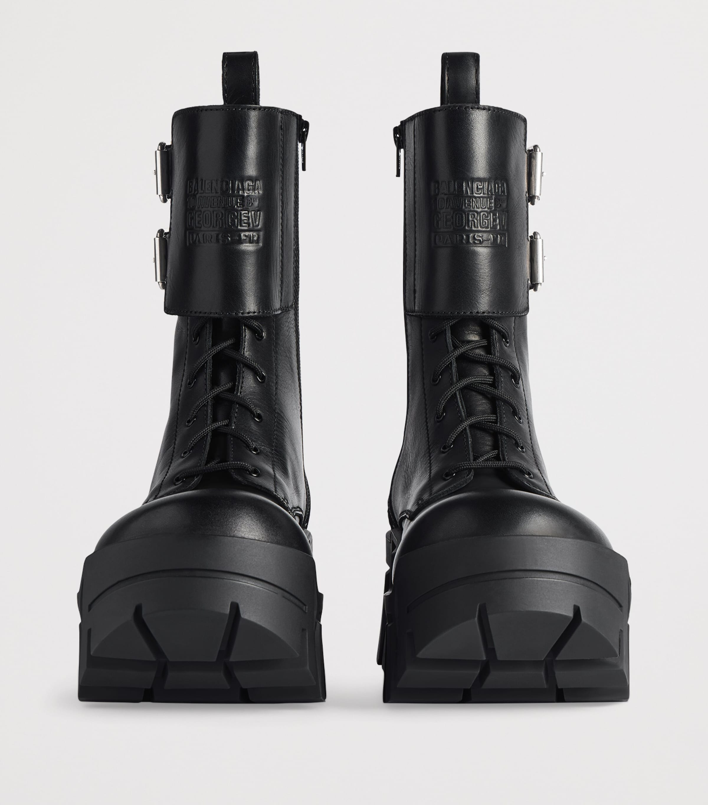 Balenciaga Bullskin Bulldozer Combat Boots 80 Image 5