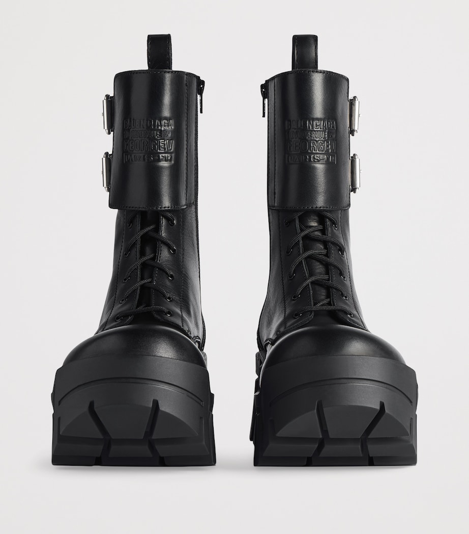 Balenciaga Bullskin Bulldozer Combat Boots 80 Image 5