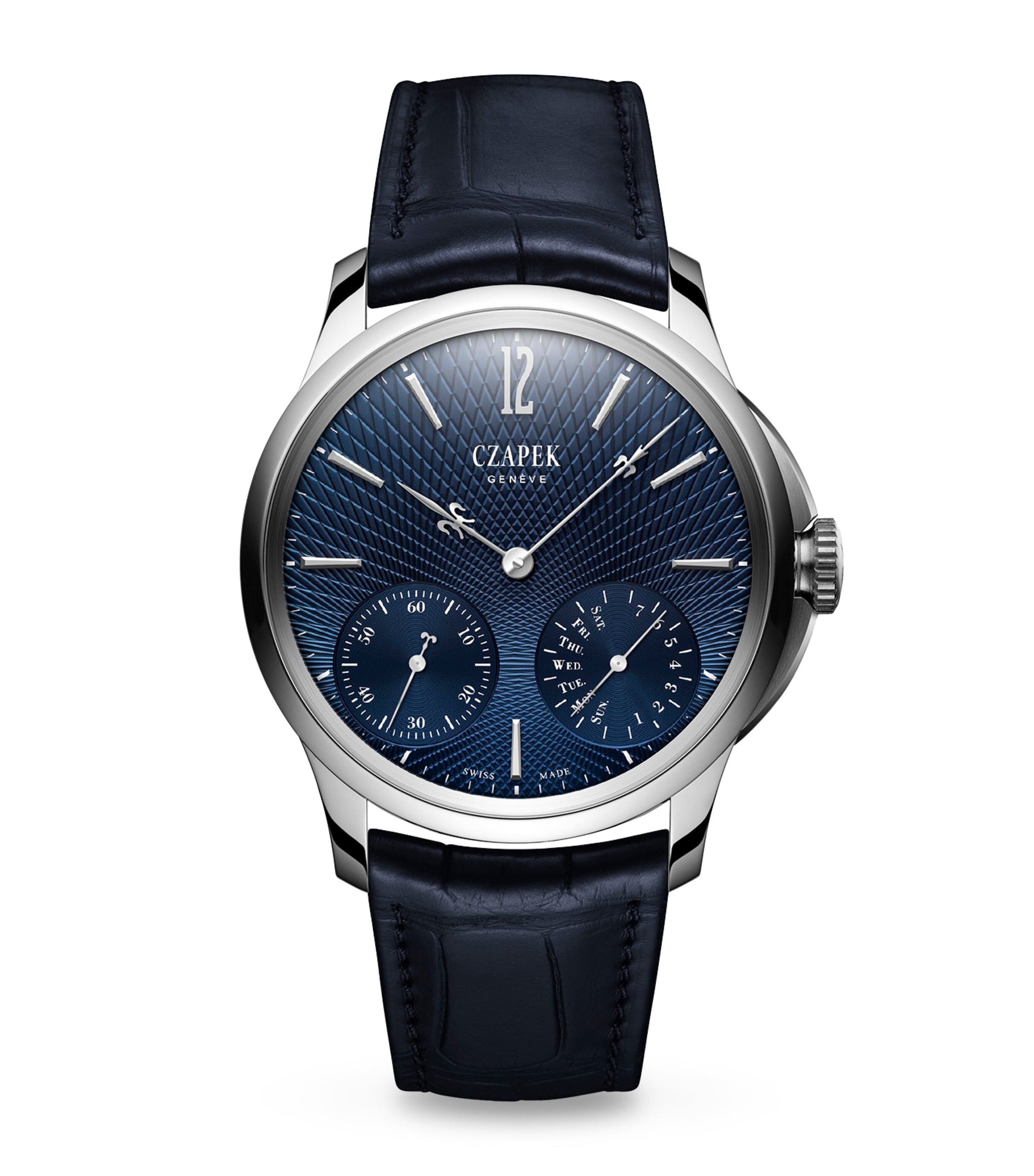 Czapek Stainless Steel Quai Des Bergues Watch In Blue