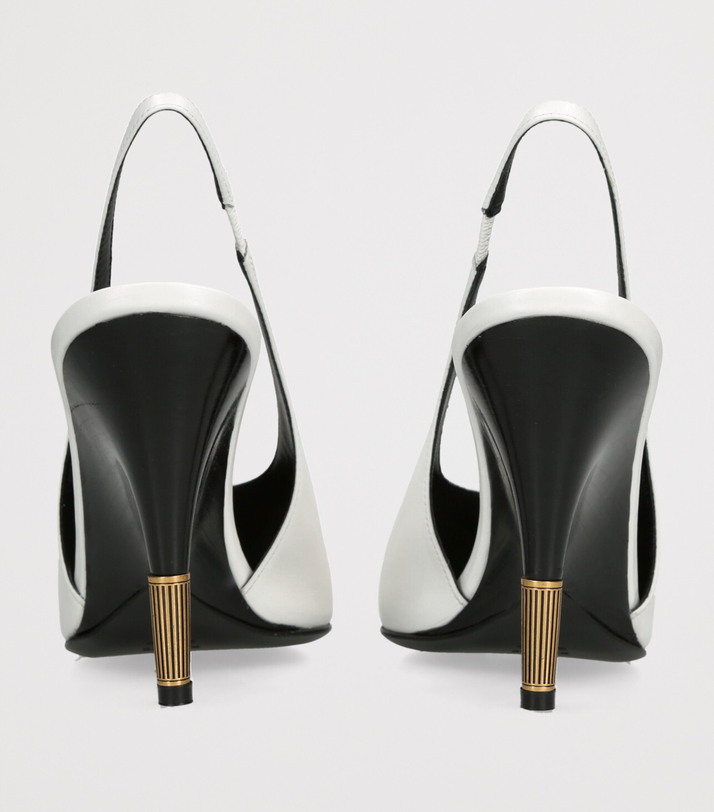 Khaite Leather Bella Pumps 100 White Image 2