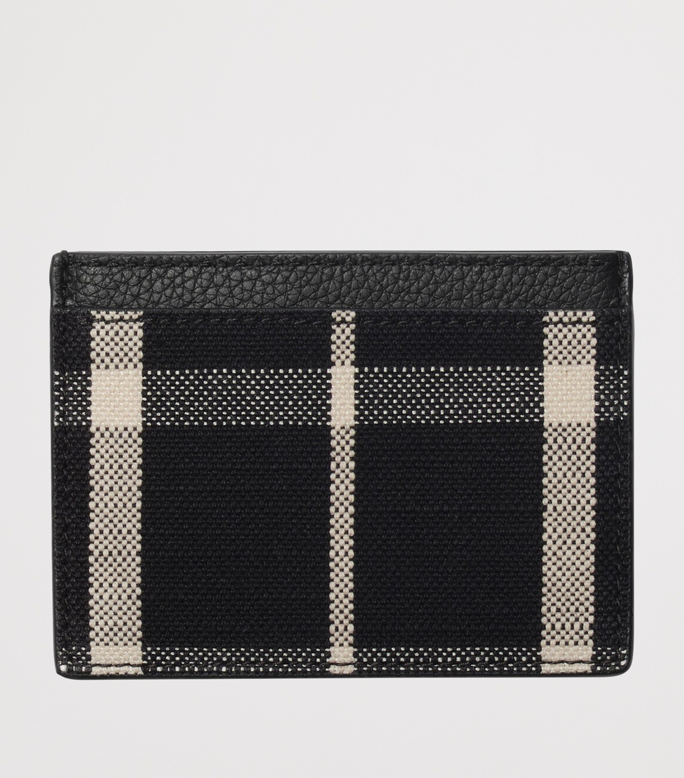 Burberry Leather Bloomsbury Zip Wallet Black/black Calico Image 3
