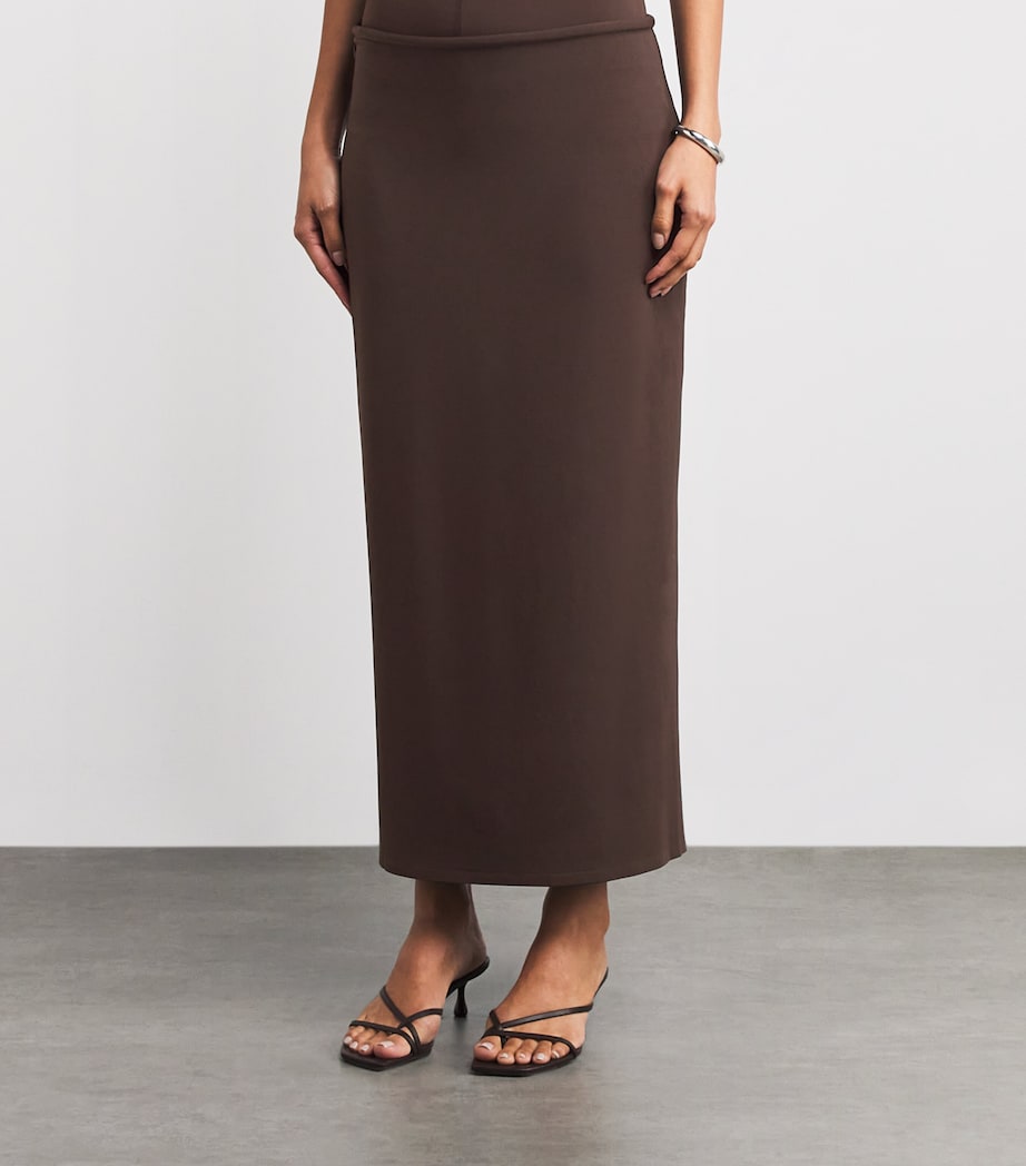 Matheo Midi Skirt TRUFFLE Image 3