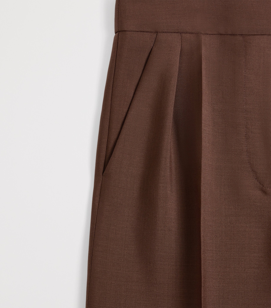 Valentino Womens Mohair Tailored Trousers Image 6