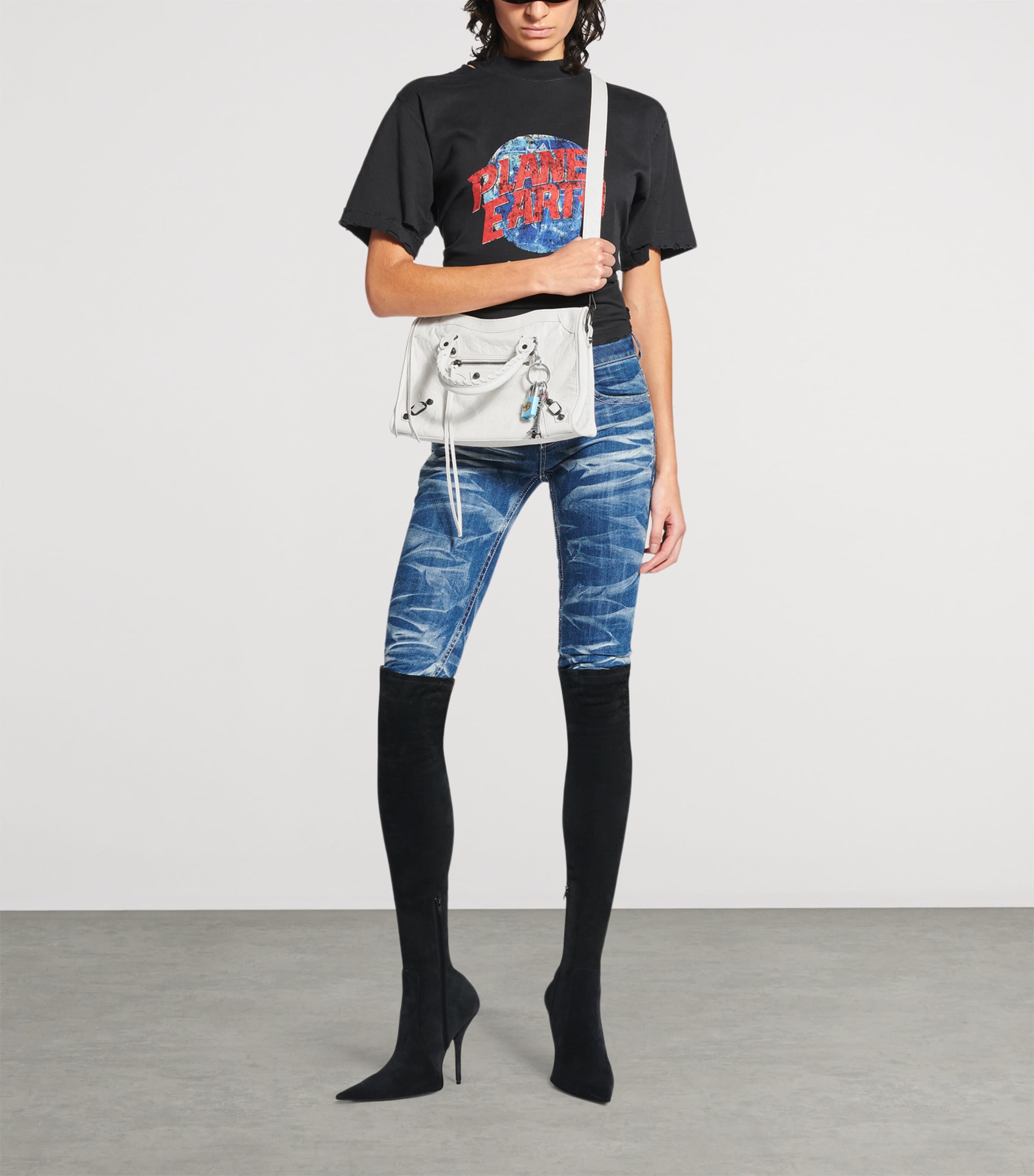 Balenciaga Small Lambskin Le City Top-Handle Bag Image 5